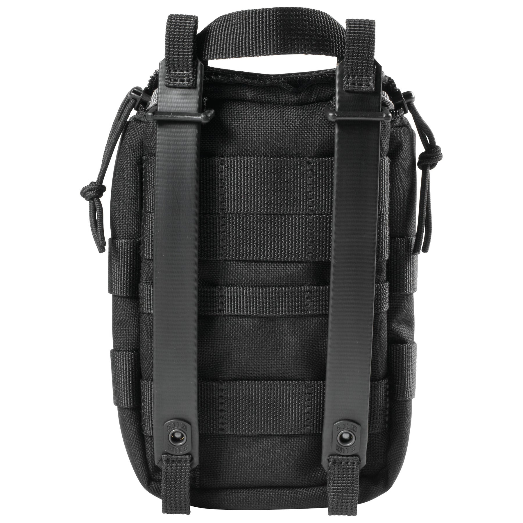 tasca primo soccorso UCR IFAK di 5.11 Tactical nera - vista retro e sistema molle