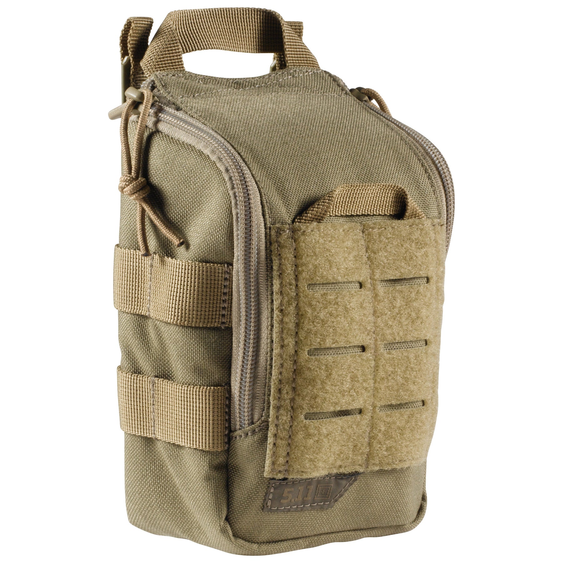 tasca primo soccorso UCR IFAK di 5.11 Tactical sandstone - vista chiusa diagonale