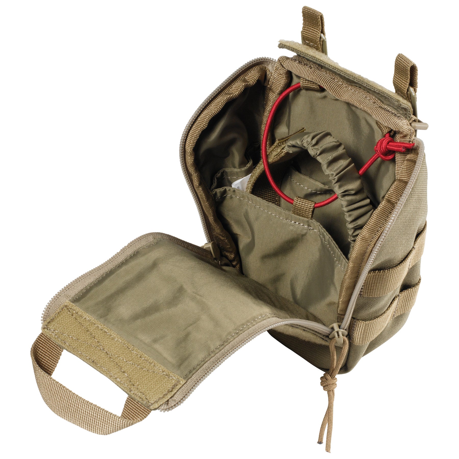 tasca primo soccorso UCR IFAK di 5.11 Tactical sandstone - vista aperta vuota