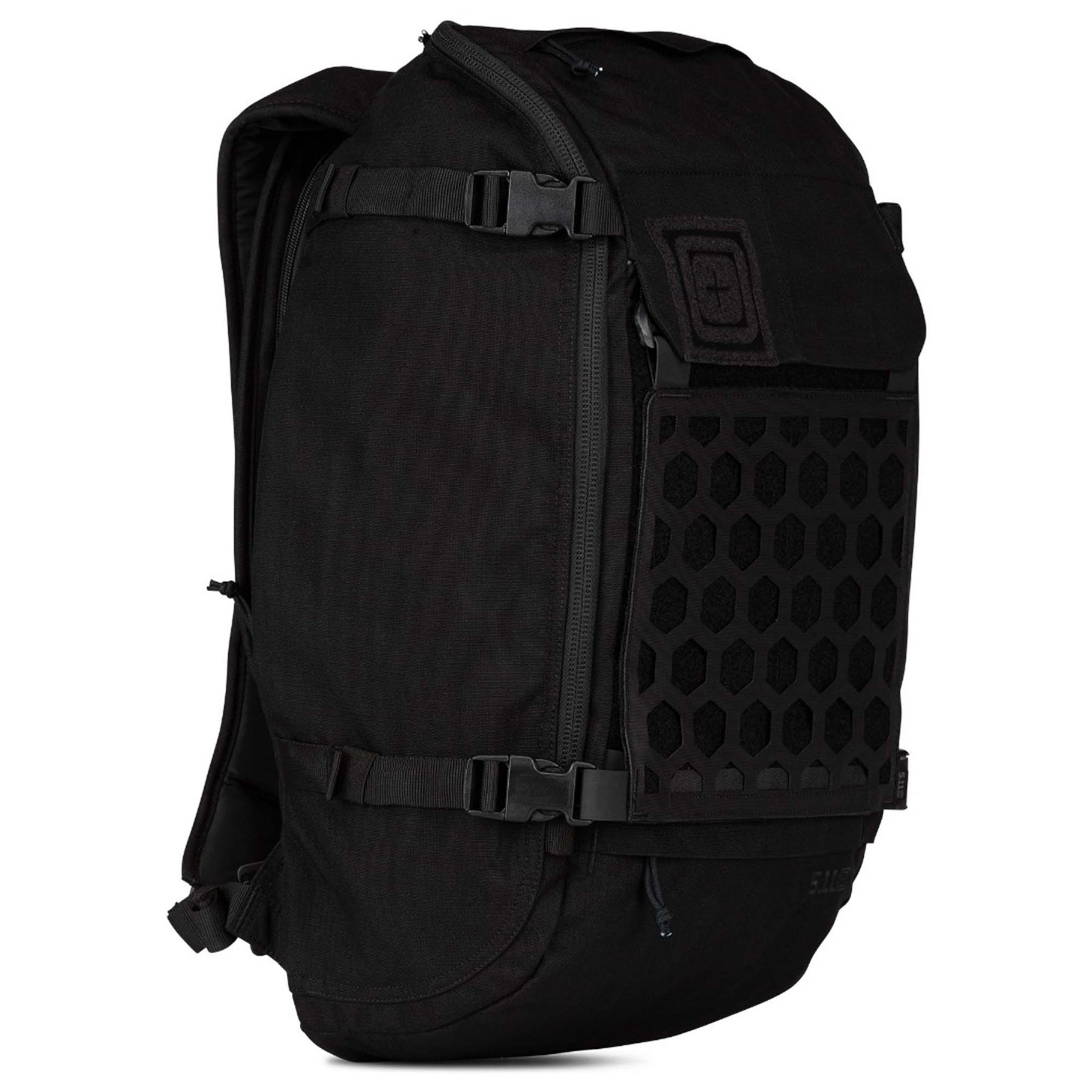 56393 - Zaino AMP24 di 5.11 da 32 litri compatibile con i Gear Set colore nero vista tre quarti da destra