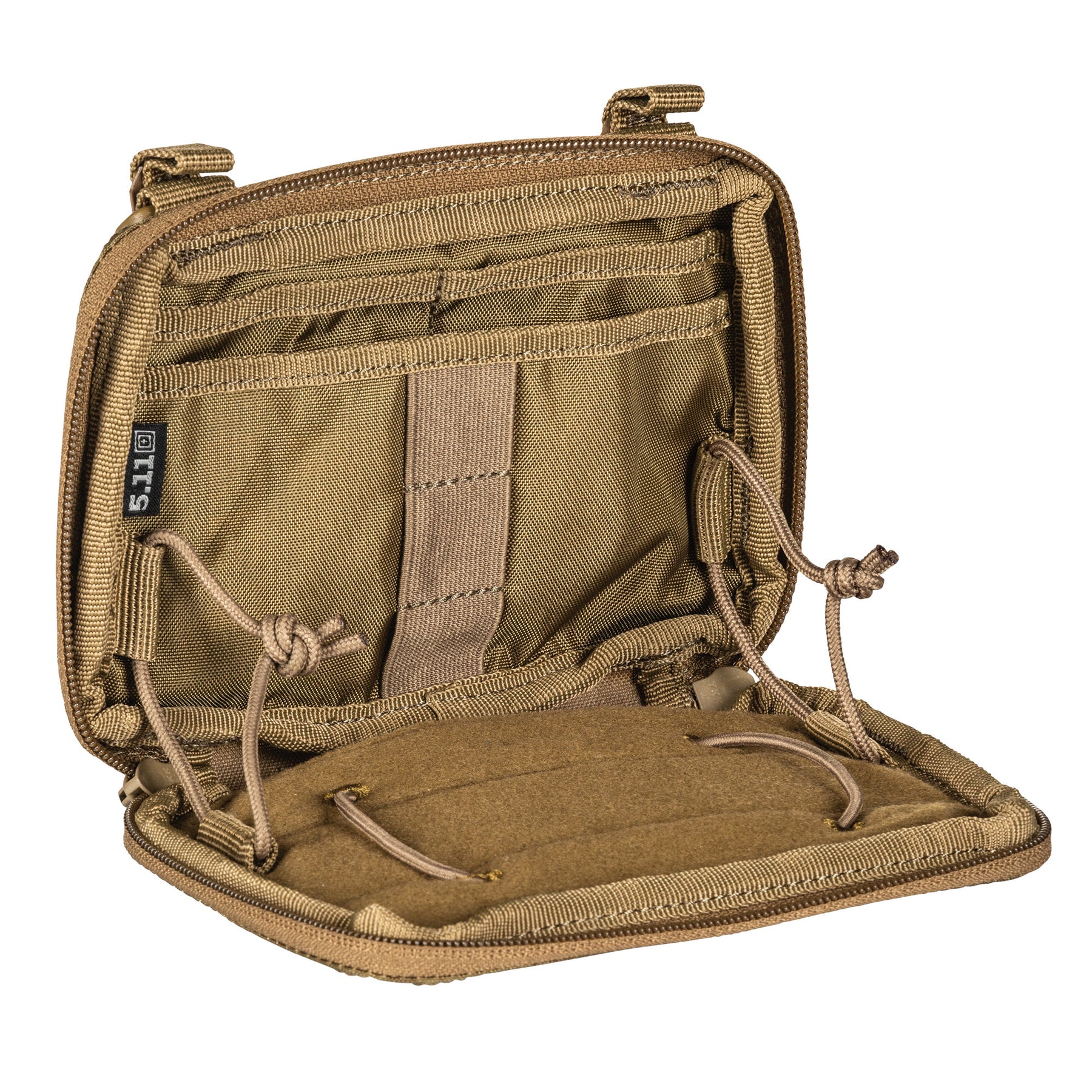 Flex Admin Pouch sabbia (kangaroo) di 5.11 - vista aperta