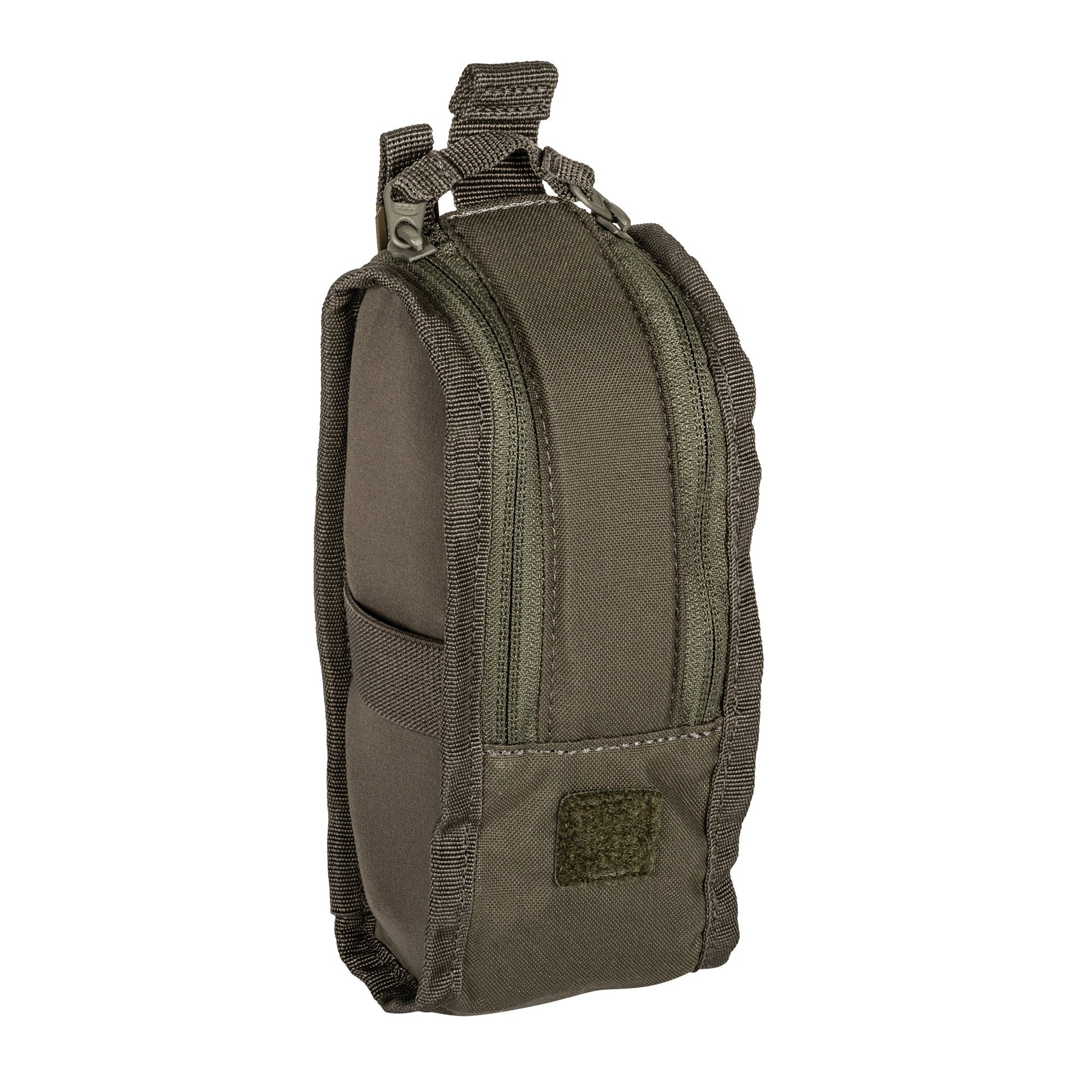 5.11 flex med pouch ranger green chiusa - vista inclinata