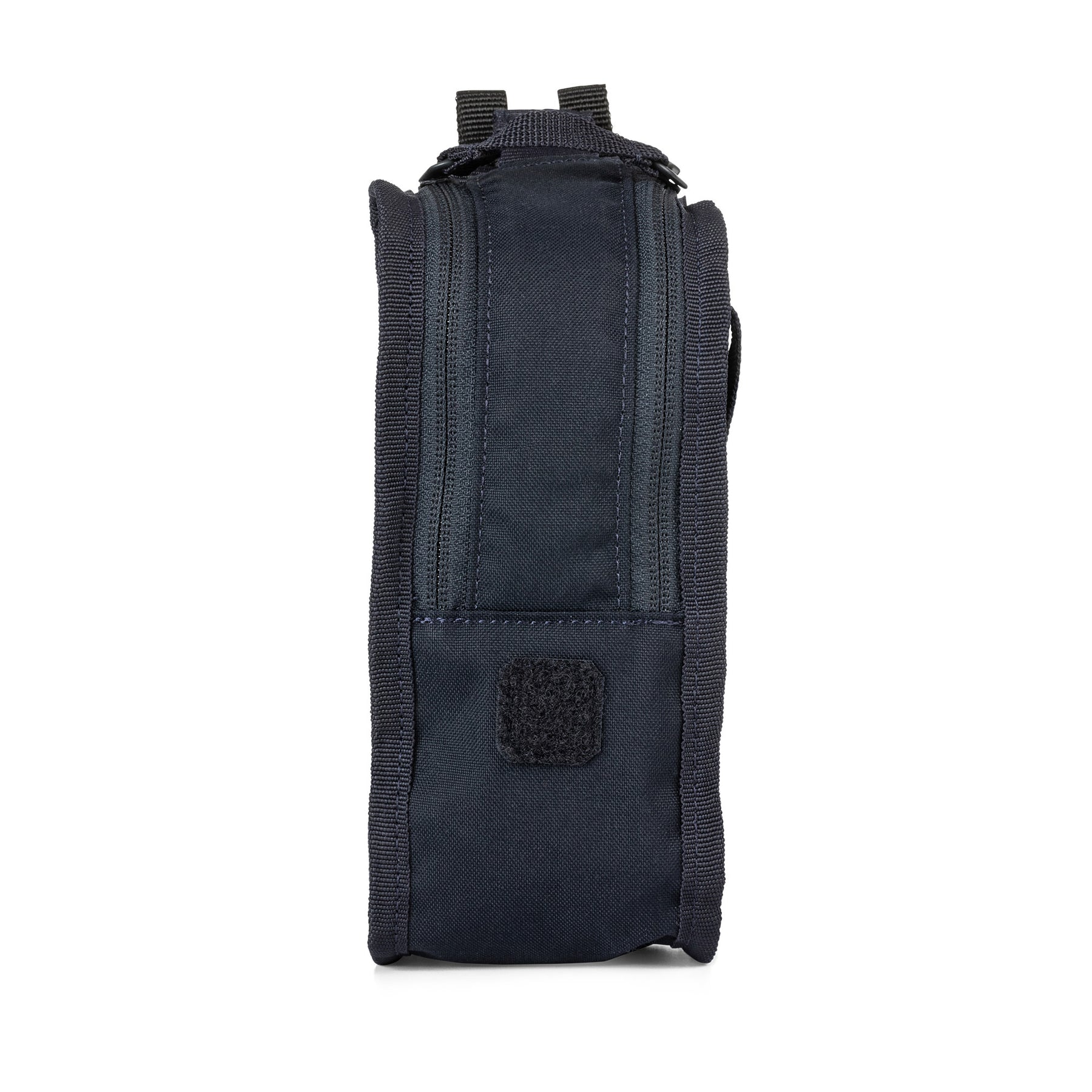 5.11 flex med pouch dark navy chiusa - vista frontale