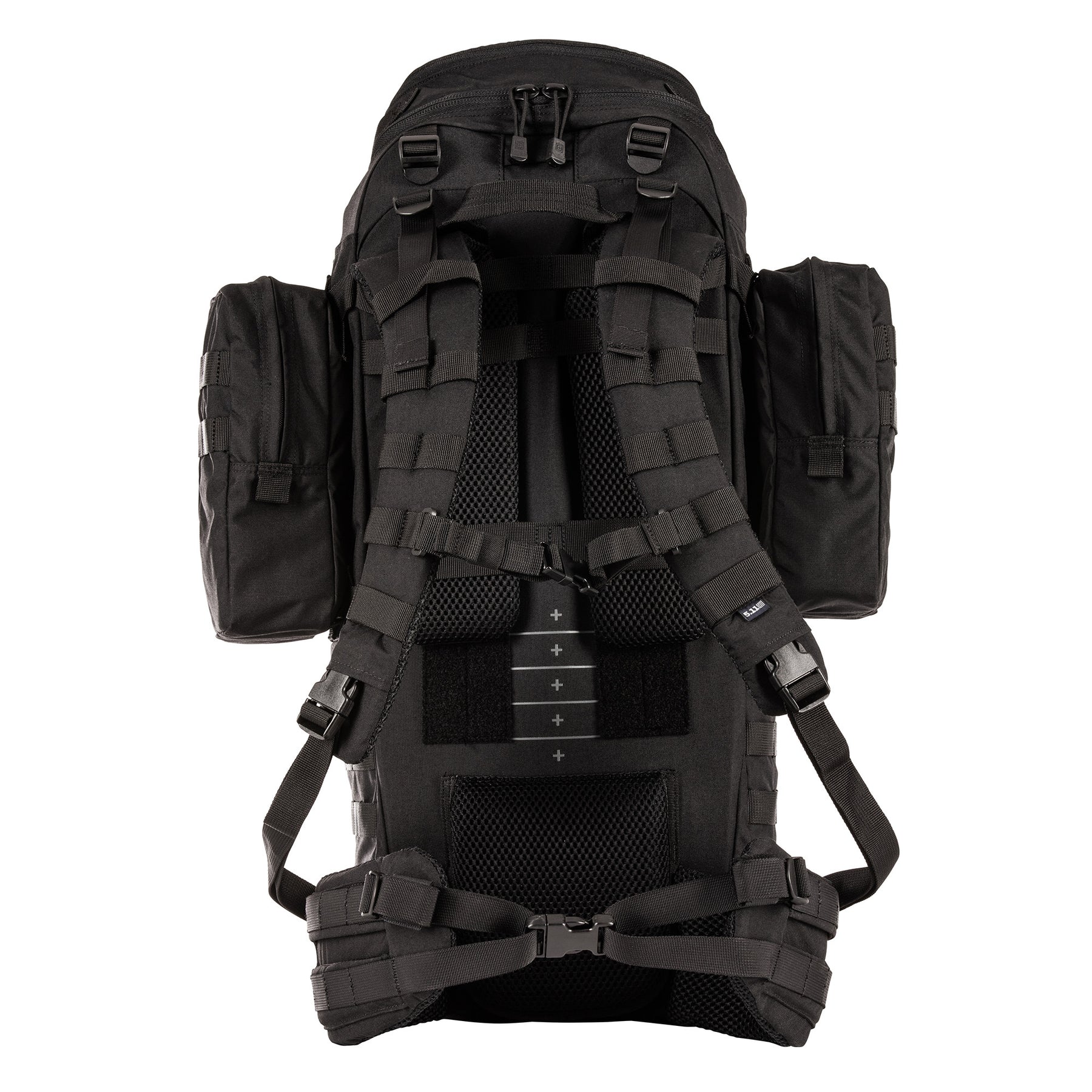 ZAINO RUSH100 60 litri di 5.11 Tactical Black (nero) - vista retro