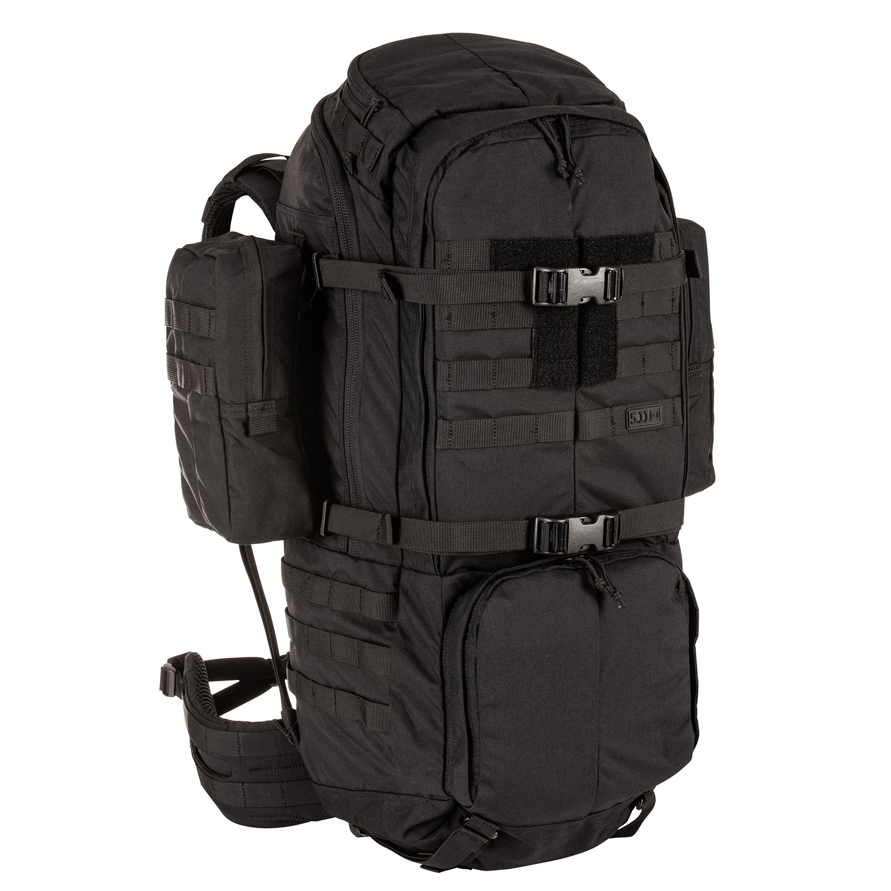 ZAINO RUSH100 60 litri di 5.11 Tactical Black (nero) - vista diagonale