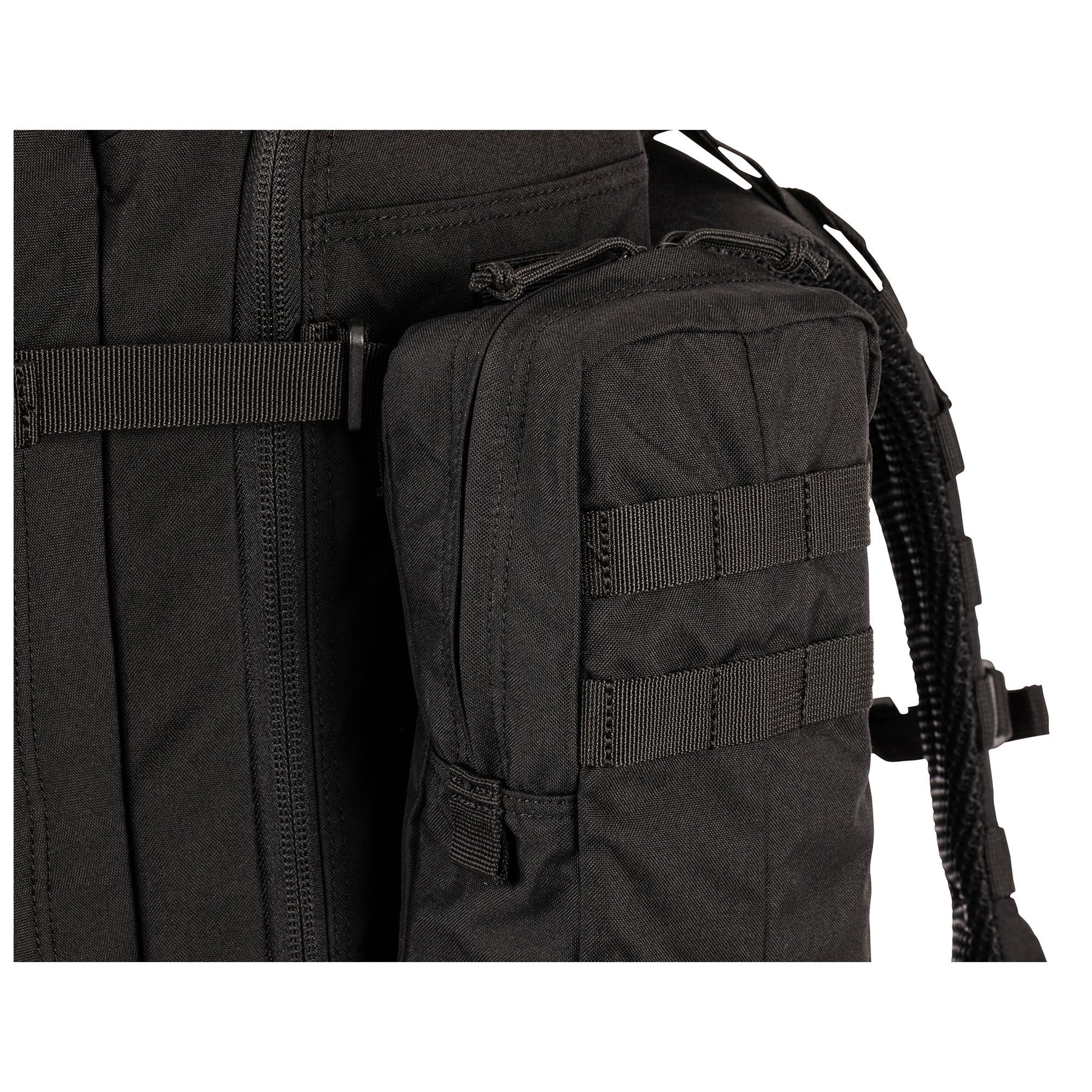 ZAINO RUSH100 60 litri di 5.11 Tactical Black (nero) - vista dettaglio tascone laterale