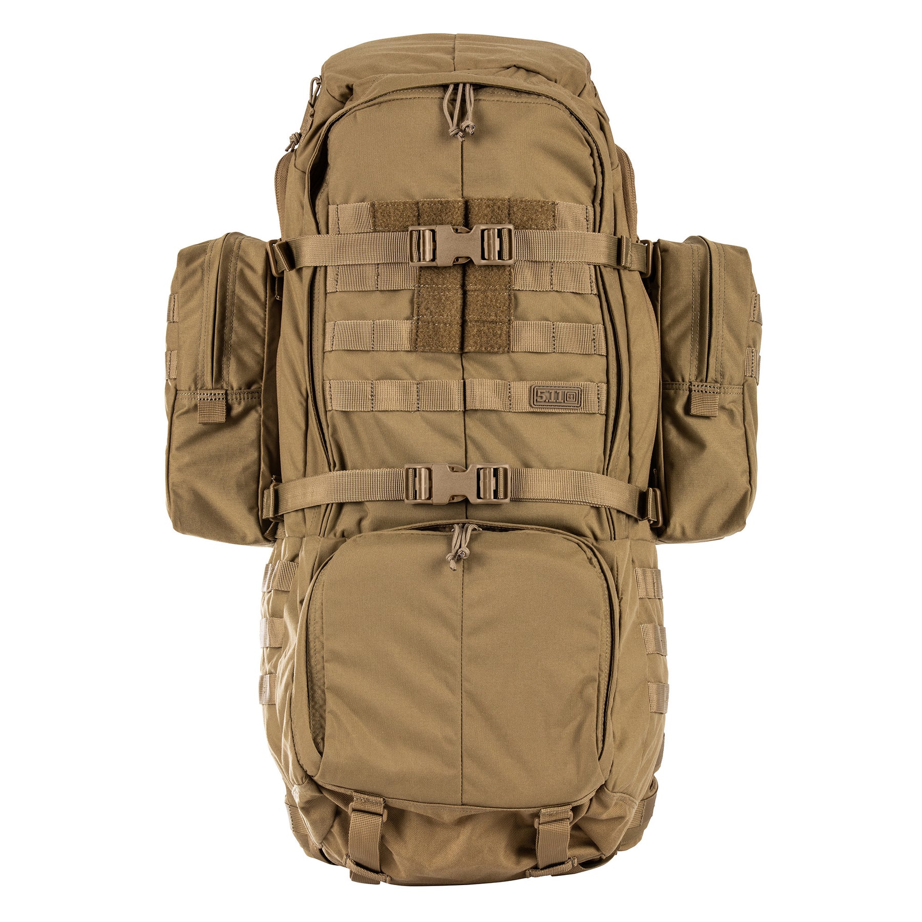 ZAINO RUSH100 60 litri di 5.11 Tactical Kangaroo (sabbia) - vista frontale