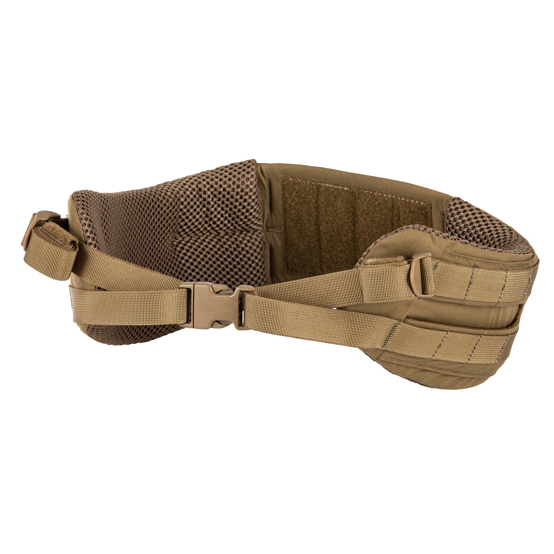 ZAINO RUSH100 60 litri di 5.11 Tactical Kangaroo (sabbia) - vista frontale cinturone