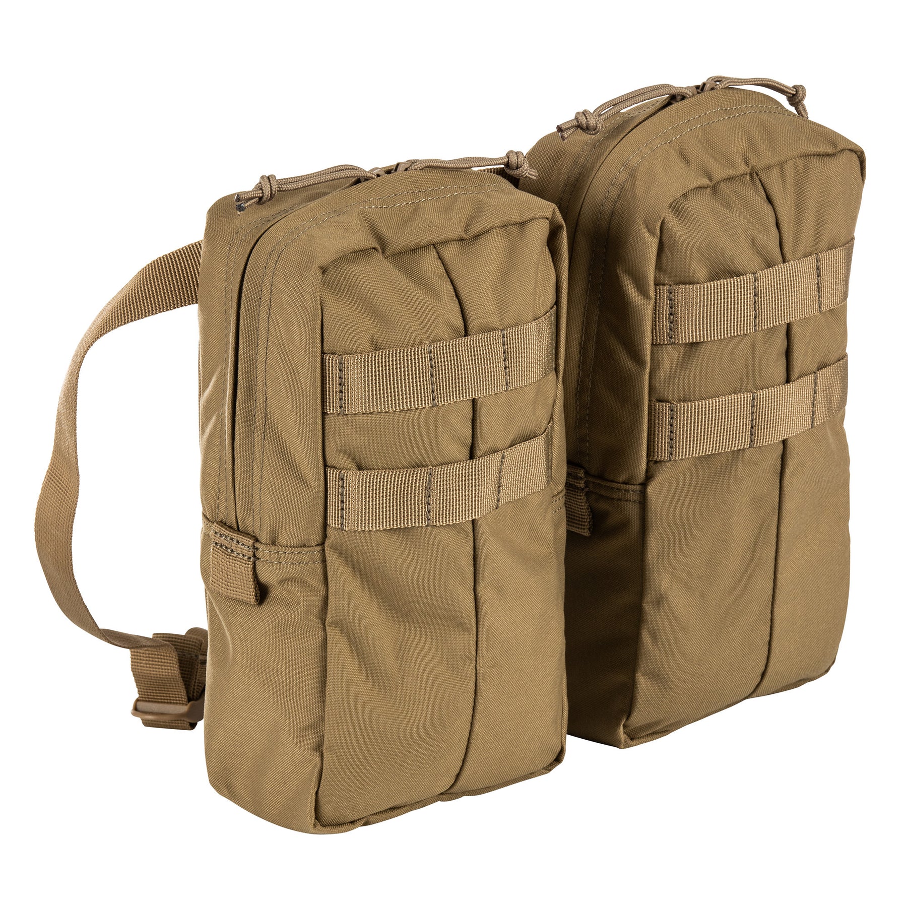 ZAINO RUSH100 60 litri di 5.11 Tactical Kangaroo (sabbia) - vista tasche con tracolla
