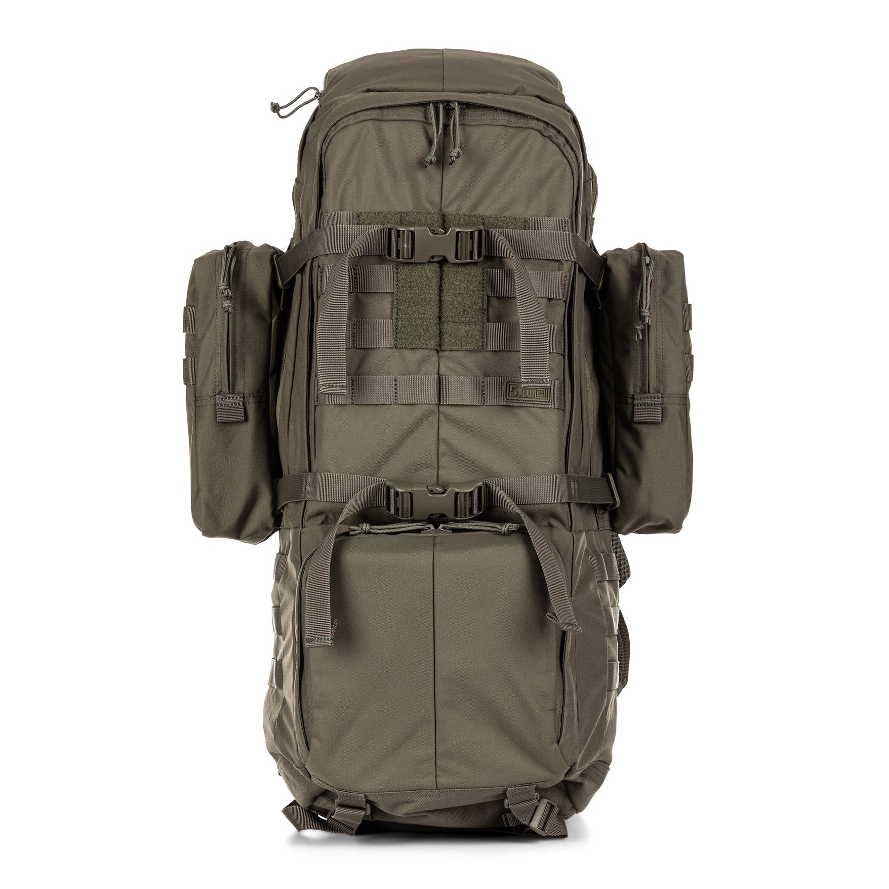 ZAINO RUSH100 60 litri di 5.11 Tactical Ranger Green (verde) - vista frontale