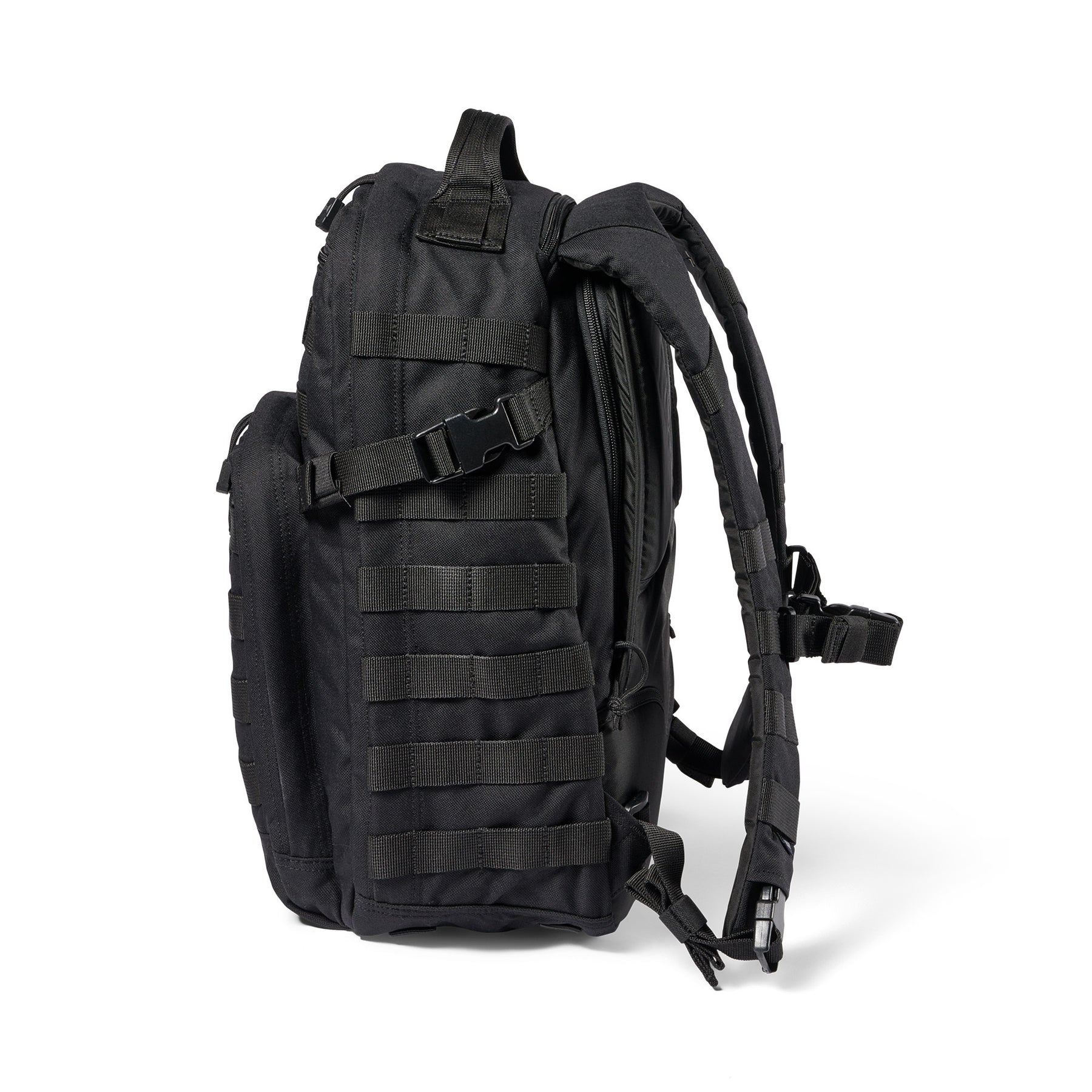 Zaino RUSH12 2.0 di 5.11 Tactical Nero - Vista laterale sinistra