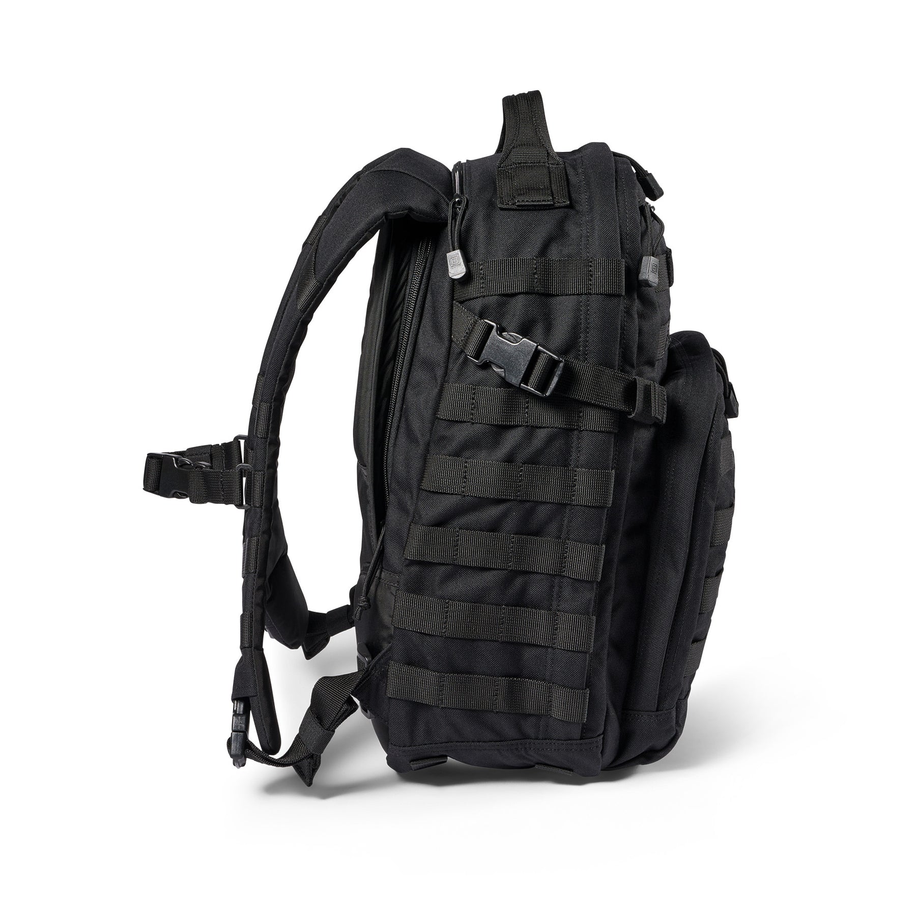 Zaino RUSH12 2.0 di 5.11 Tactical Nero - Vista laterale destra