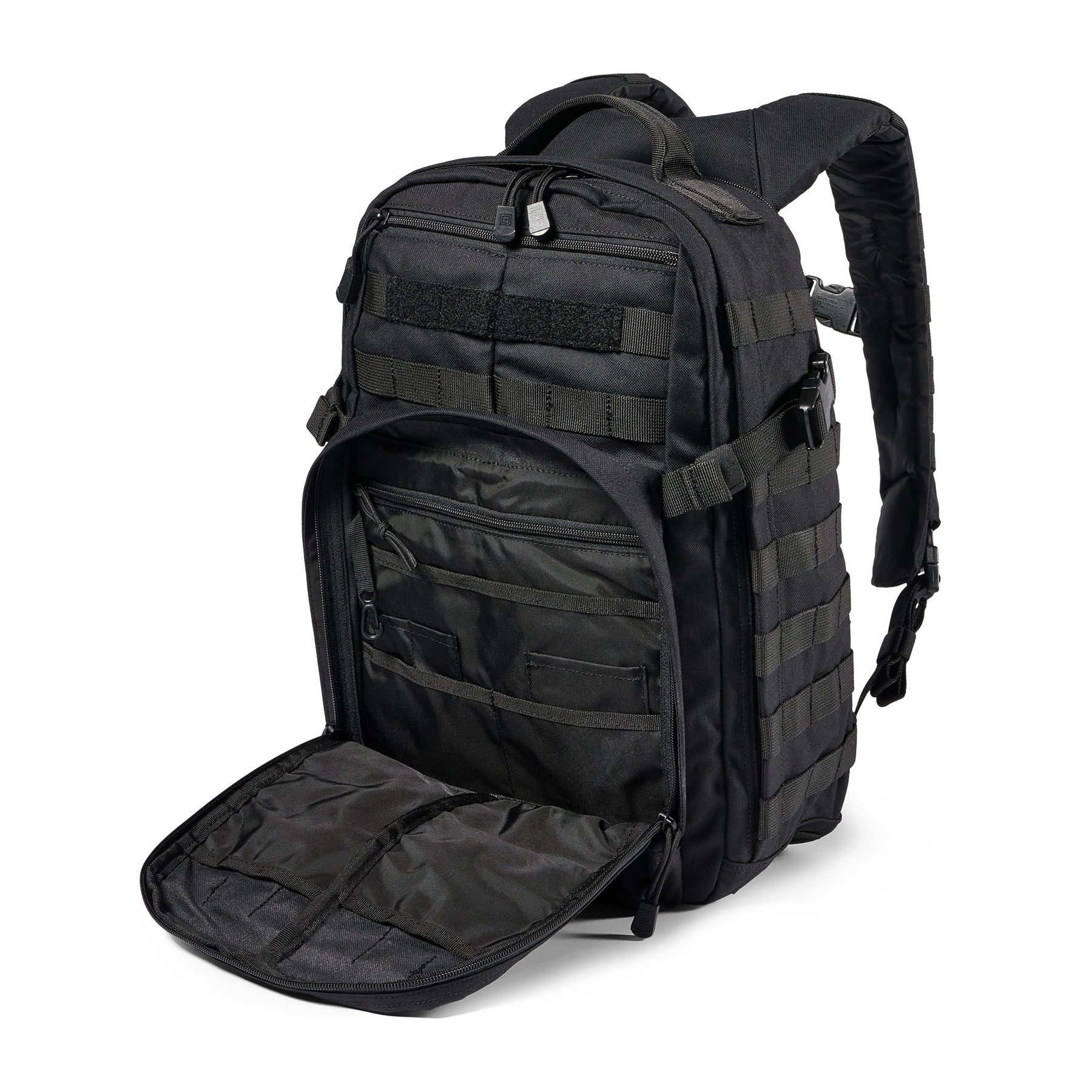 Zaino RUSH12 2.0 di 5.11 Tactical Nero - Vista interno tasca organizer