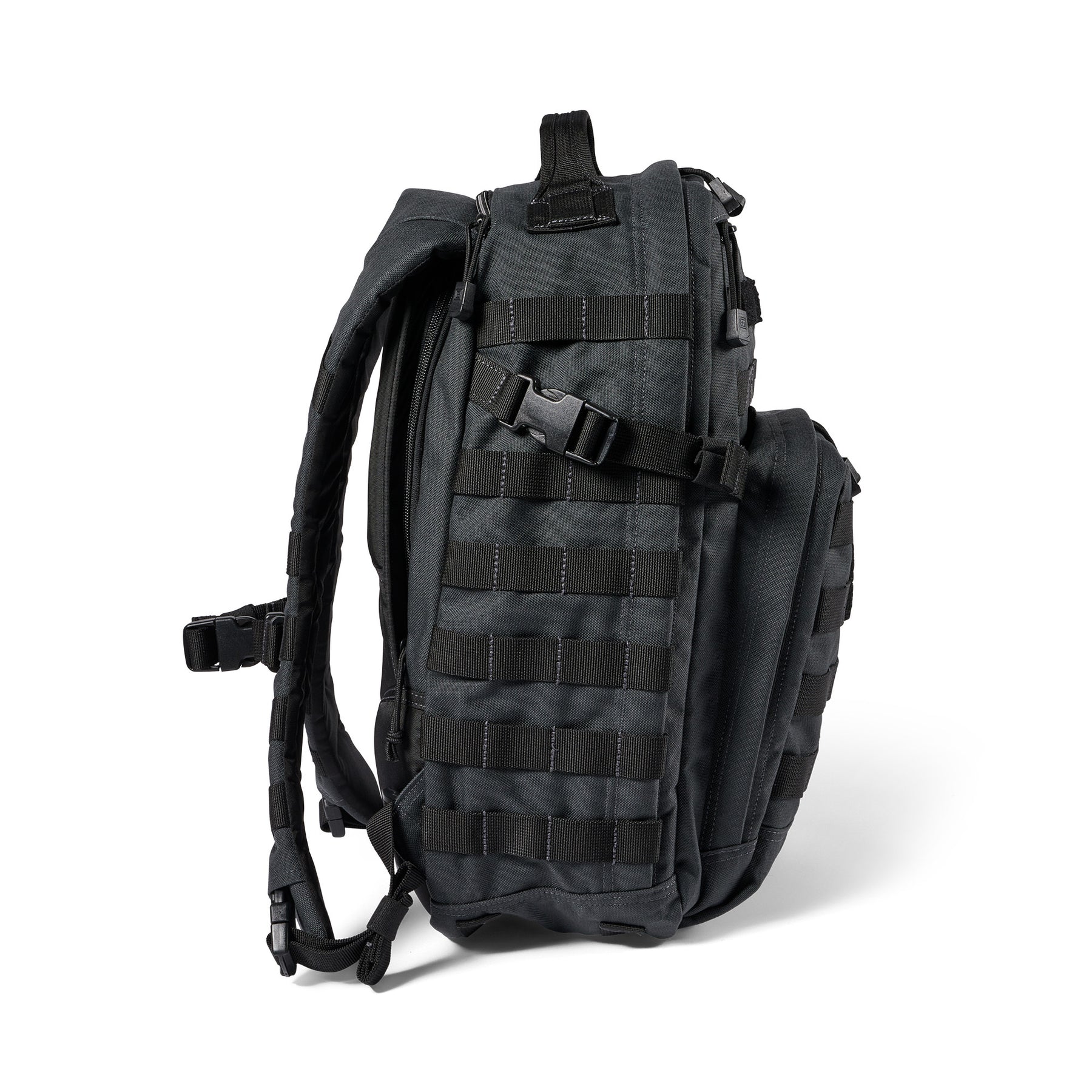 Zaino RUSH12 2.0 di 5.11 Tactical Double Tap - Vista laterale