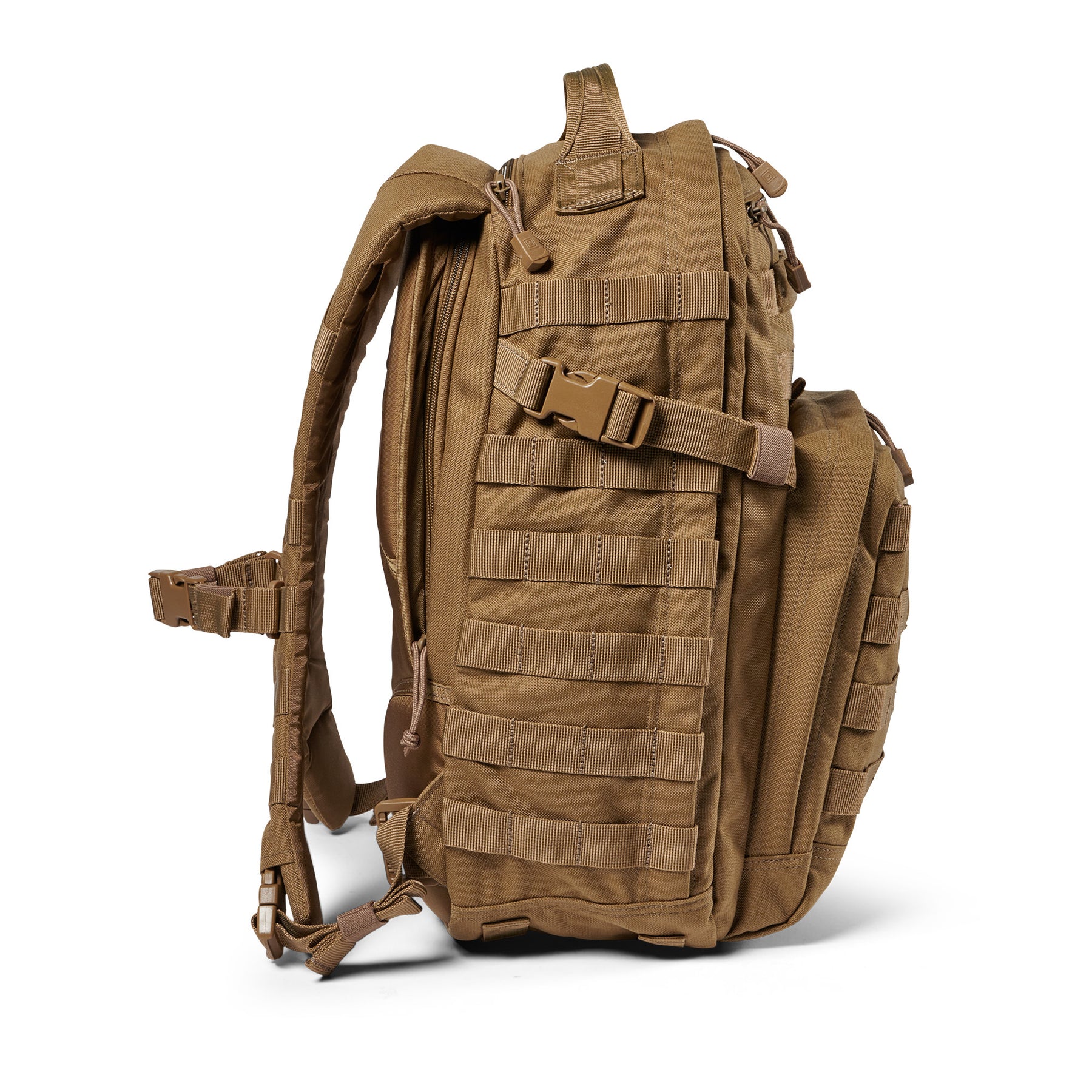 Zaino RUSH12 2.0 di 5.11 Tactical Kangaroo - Vista laterale