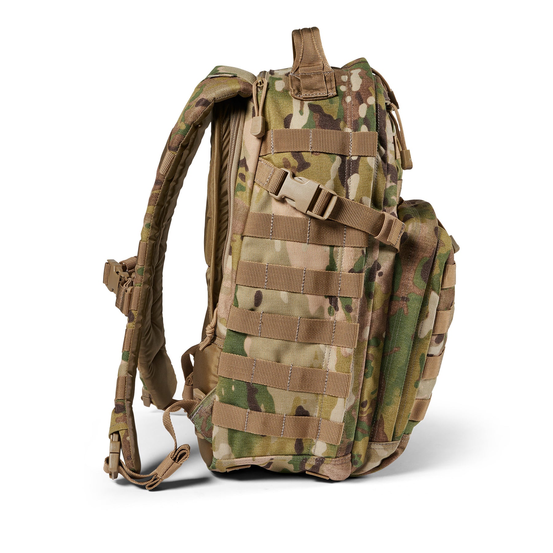 Zaino RUSH12 2.0 di 5.11 Tactical Multi Cam Mimetico - Vista lato destro