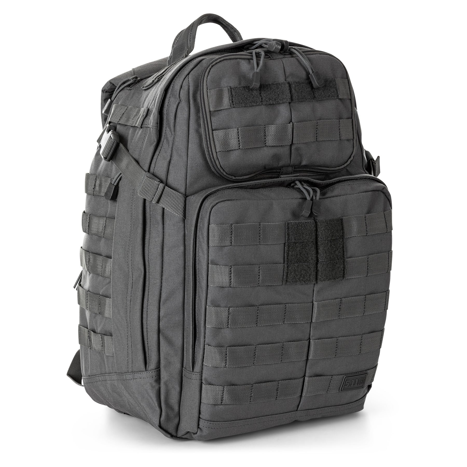 Zaino RUSH24 2.0 di 5.11 Tactical Storm (grigio) - vista diagonale 2