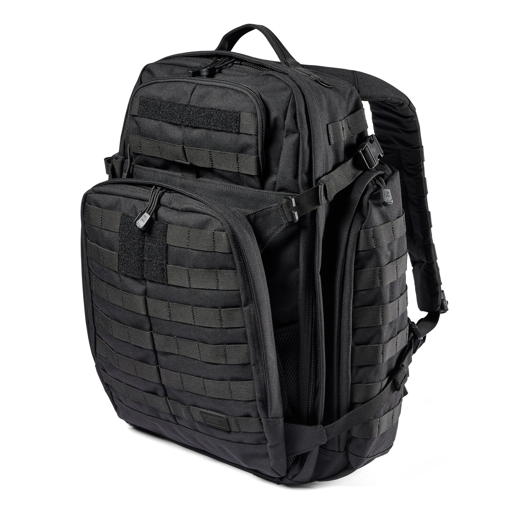 Zaino RUSH72 2.0 di 5.11 Tactical Black (nero) - vista diagonale