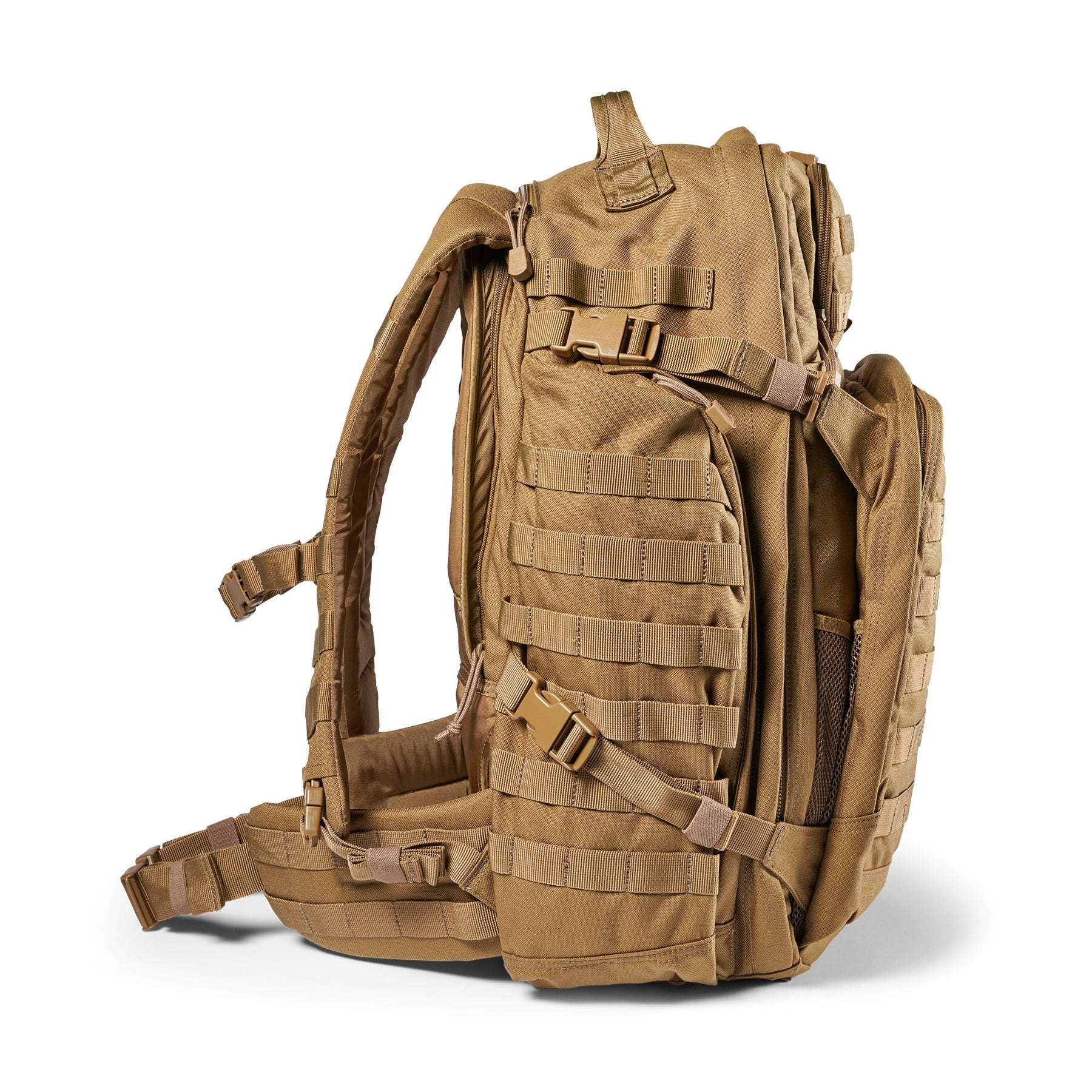 Zaino RUSH72 2.0 di 5.11 Tactical Kangaroo (sabbia) - vista laterale