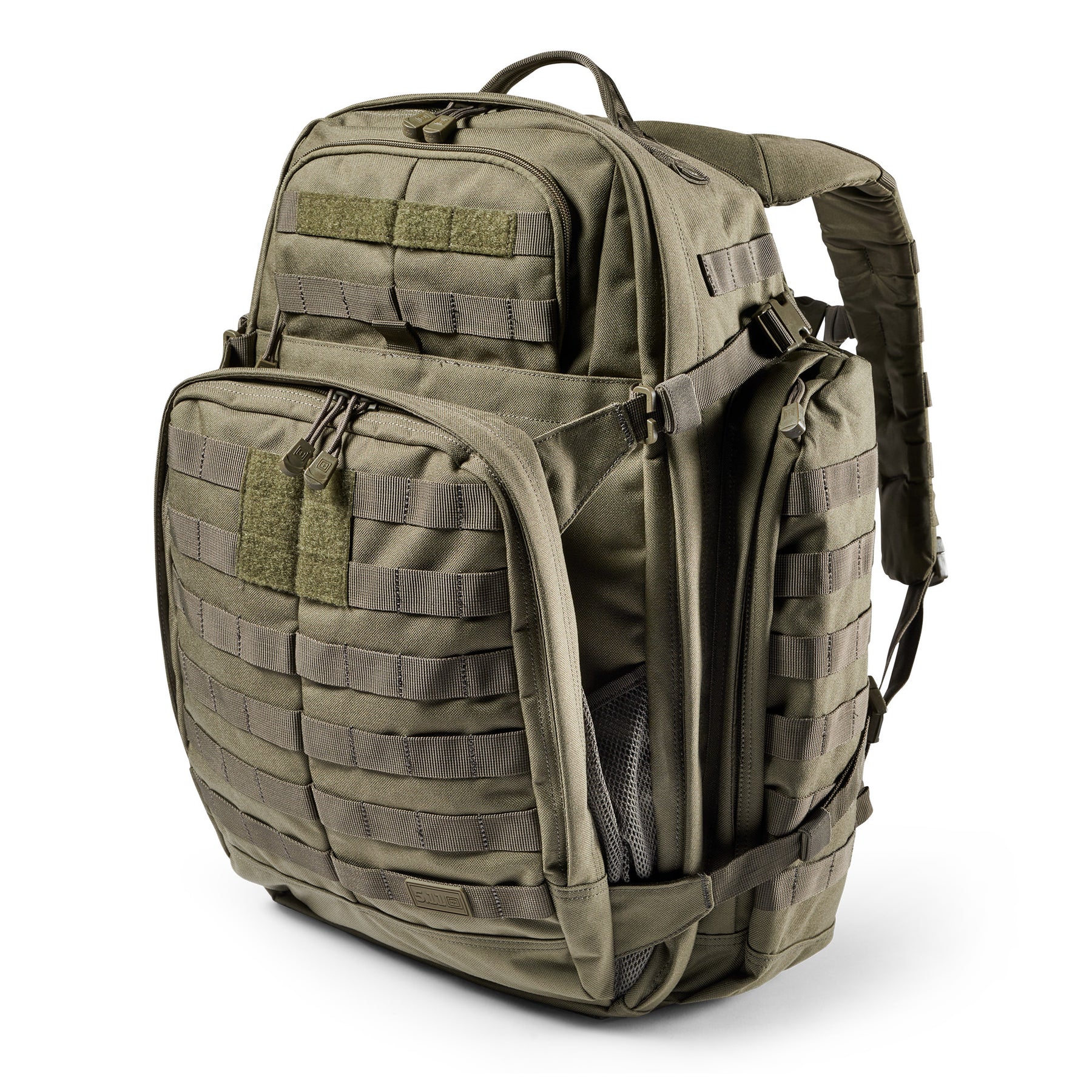 Zaino RUSH72 2.0 di 5.11 Tactical Ranger Green (verde) - vista diagonale