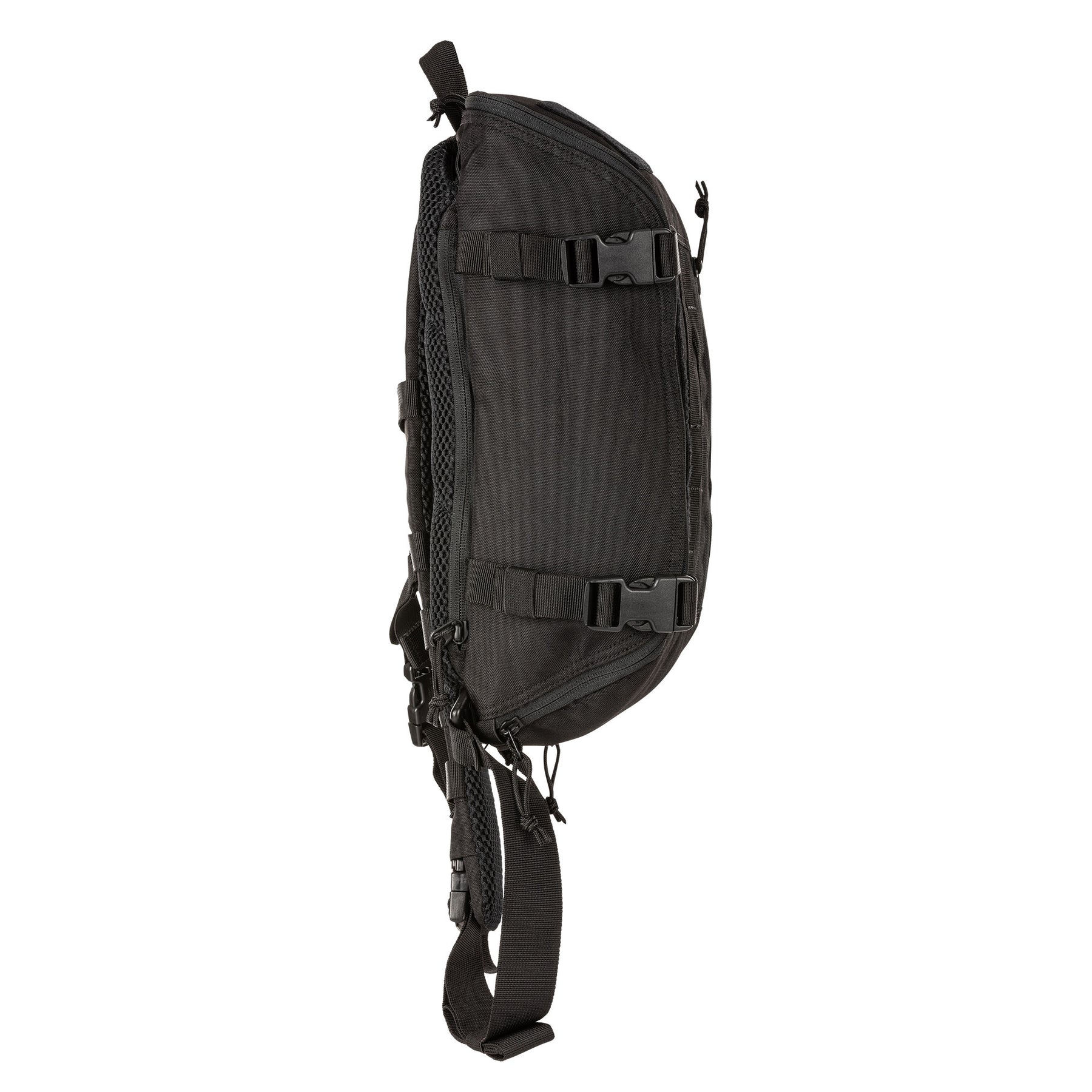 5.11 Rapid Sling Pack nero - vista laterale
