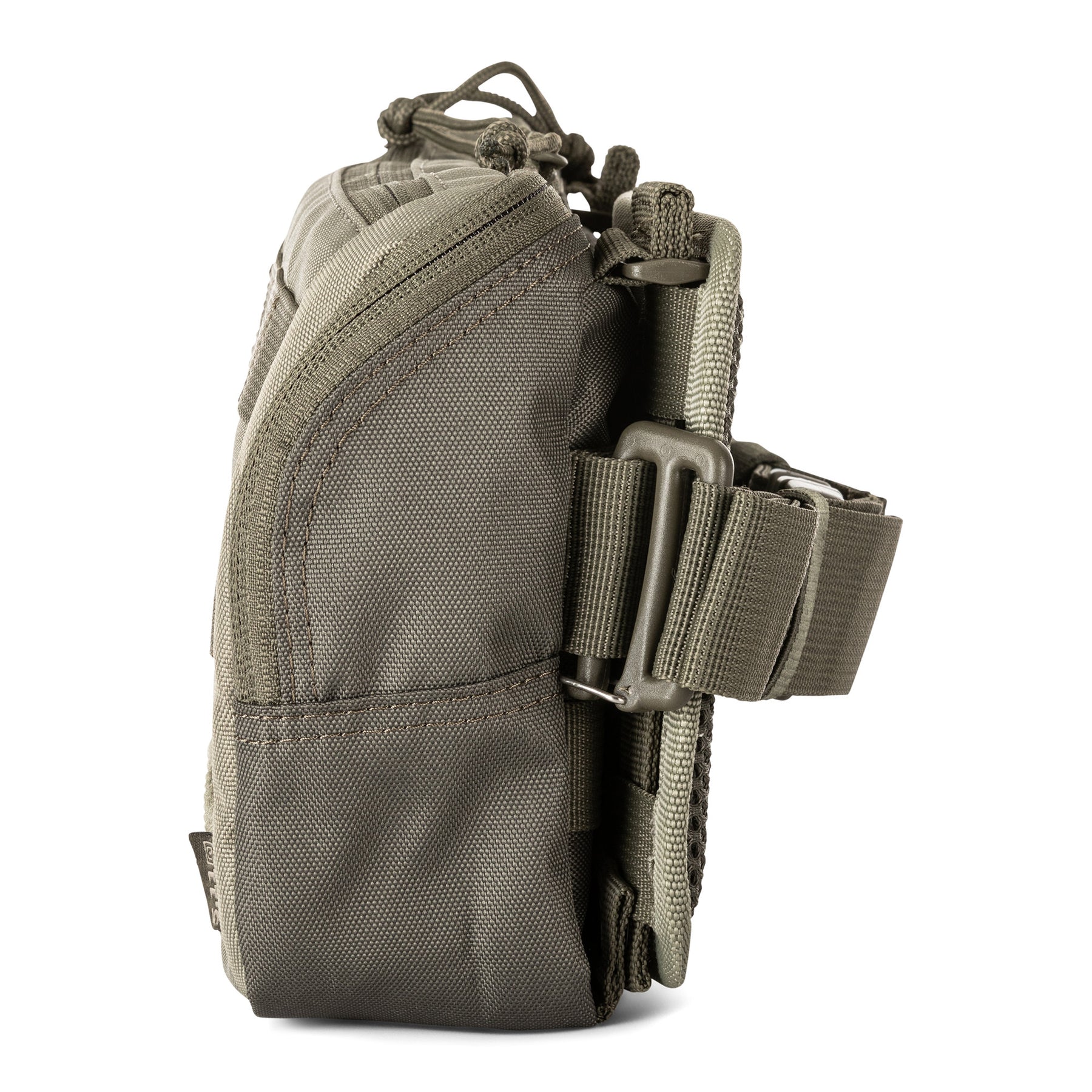 5.11 tactical Rapid Waist Pack python - vista laterale su ganci rapidi