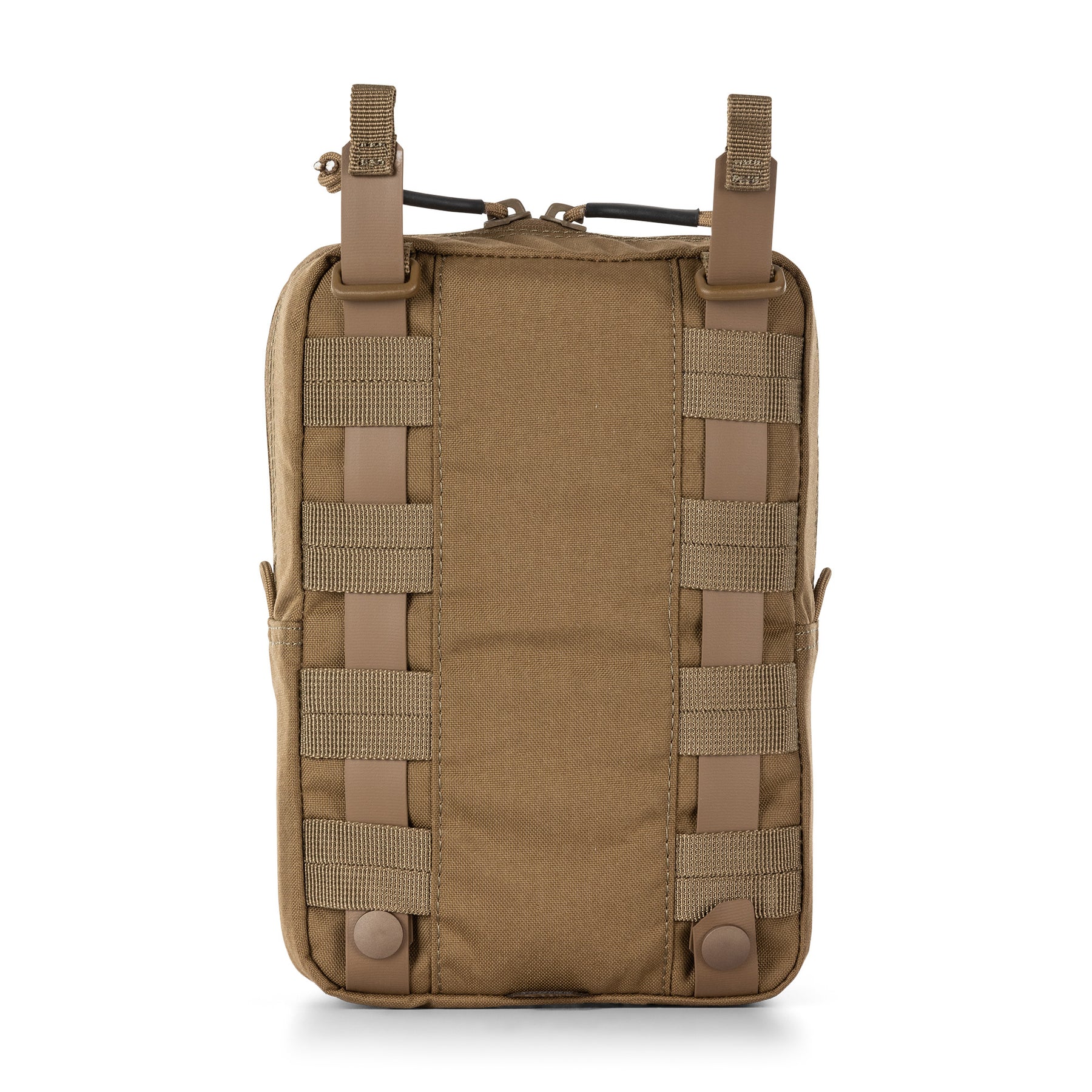 Tasca verticale MOLLE 5.11 6x9 Flex Pouch Kangaroo (sabbia) - vista retro e sistema flex