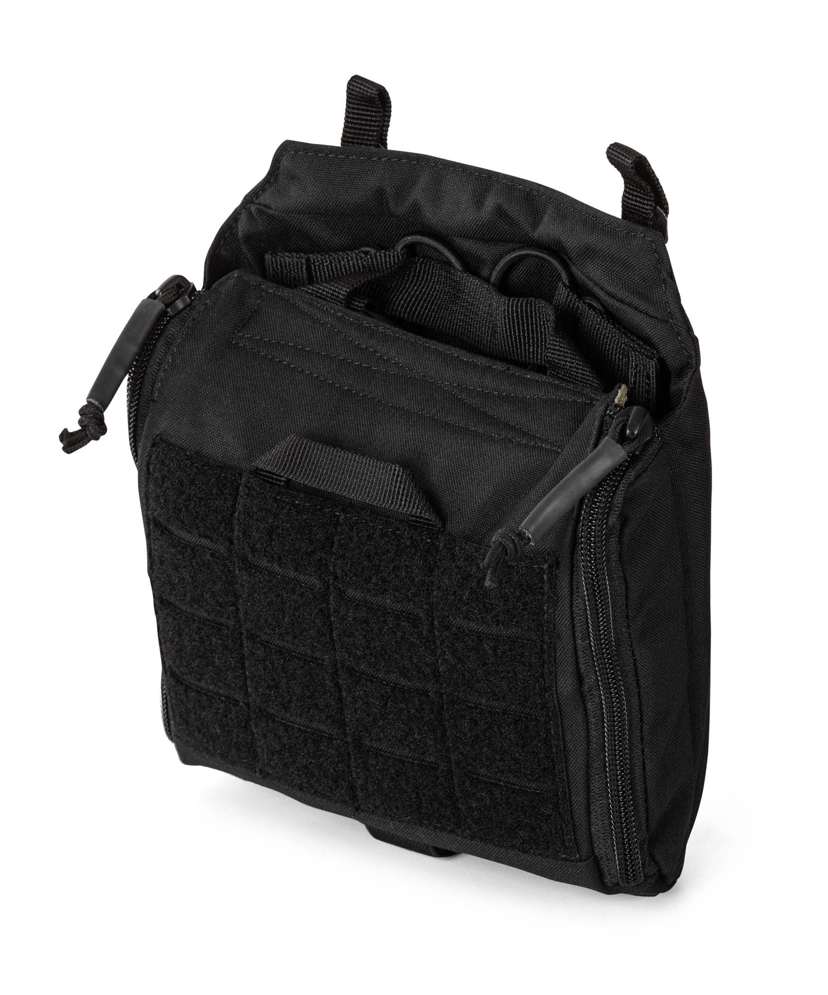 Tasca Flex Tac Med Pouch di 5.11 Nera - vista tre quarti chiusa