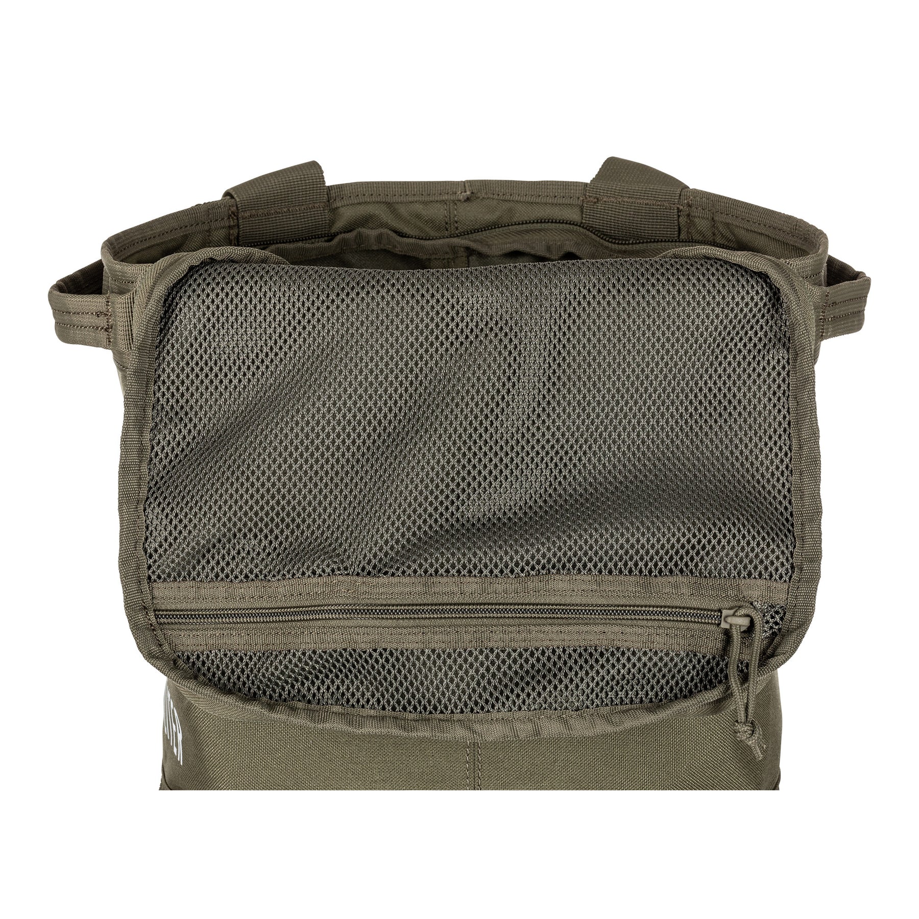 Borsa Load Ready Utility Mike di 5.11 Tactical verde (kalamata green) - vista con coperchio aperto