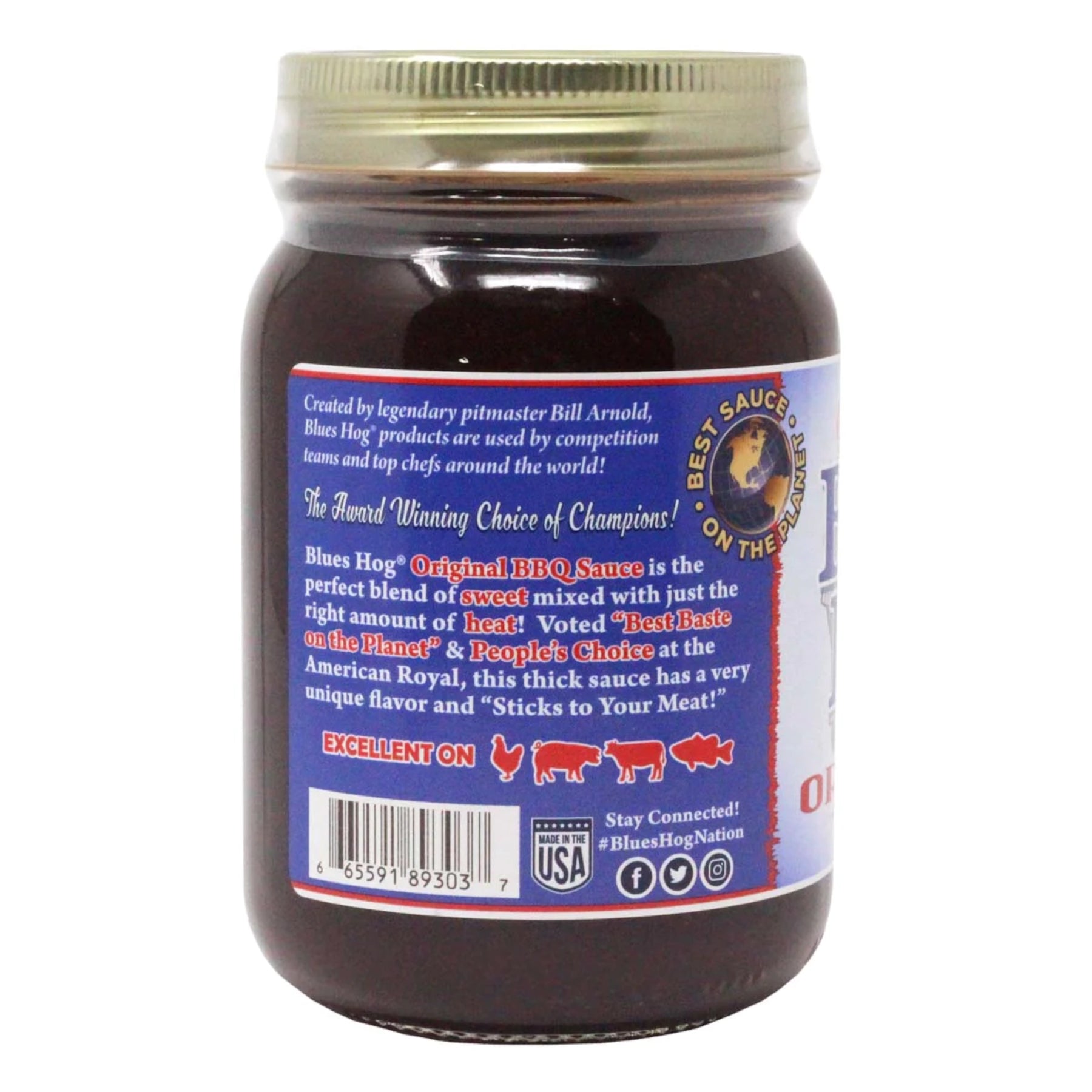 blues hog original 582g laterale sinistro
