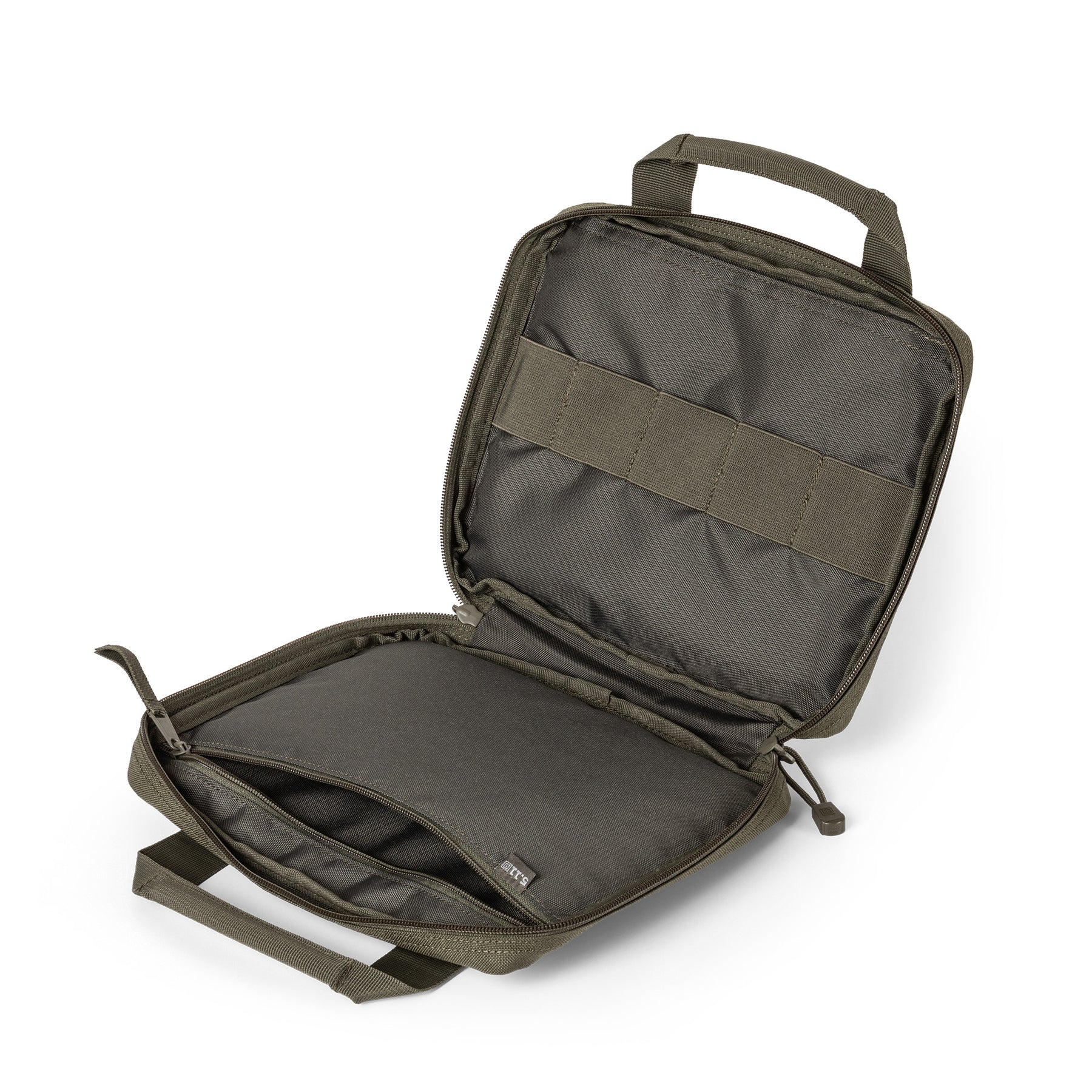 Single Pistol Case di 5.11 variante ranger green vista aperta