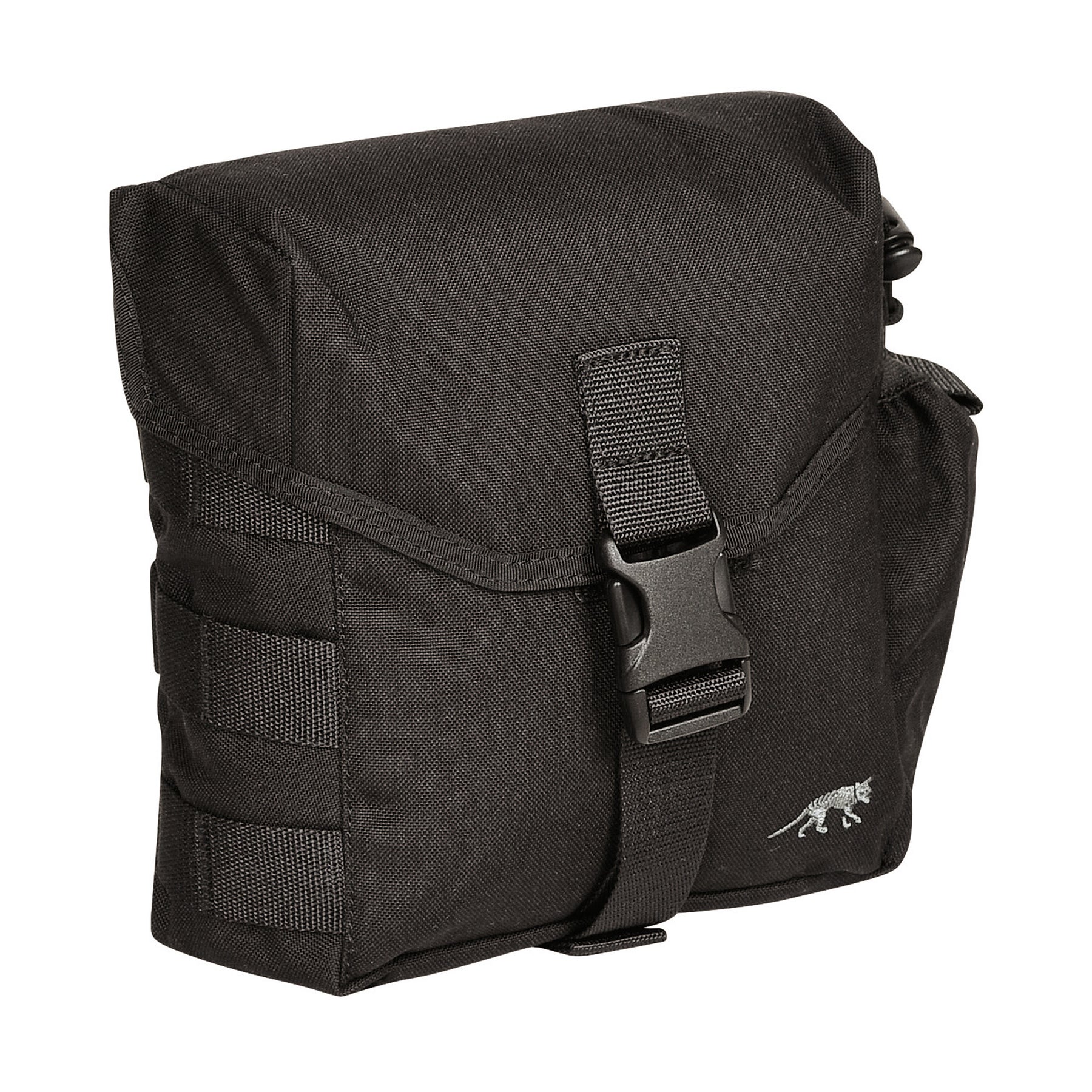 Canteen Pouch MKII di Tasmanian Tiger variante black - vista frontale