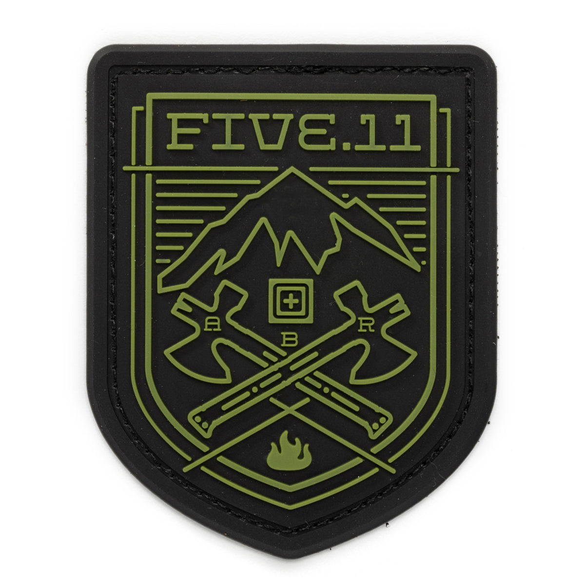 Patch in PVC di 5.11 tactical crossed axe mountain