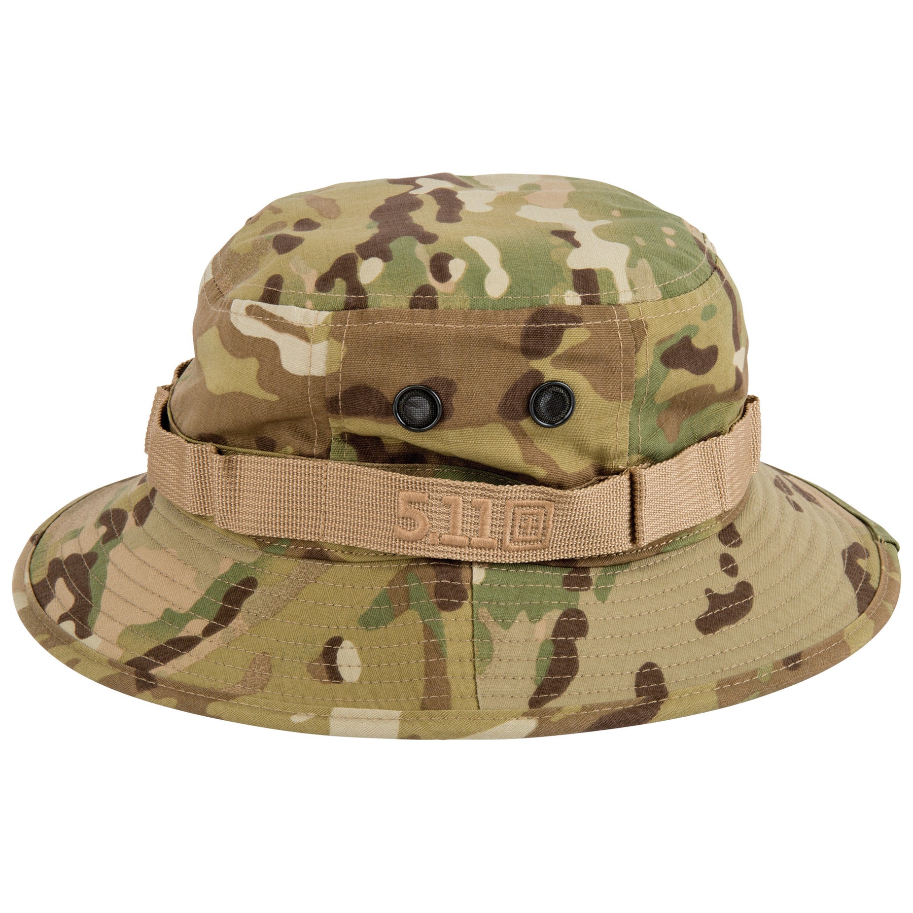 Capppello boonie hat di 5.11 - multicam - vista frontale