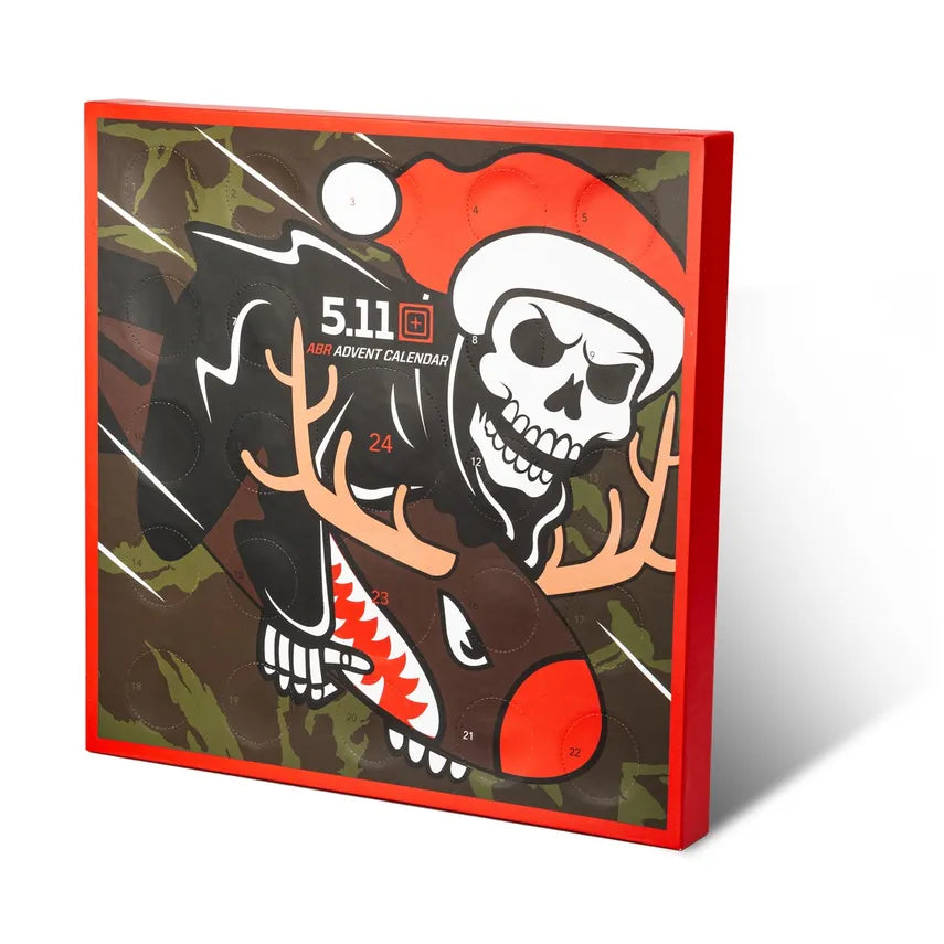 Calendario dell'avvento di 5.11 tactical con patch - Vista fronte