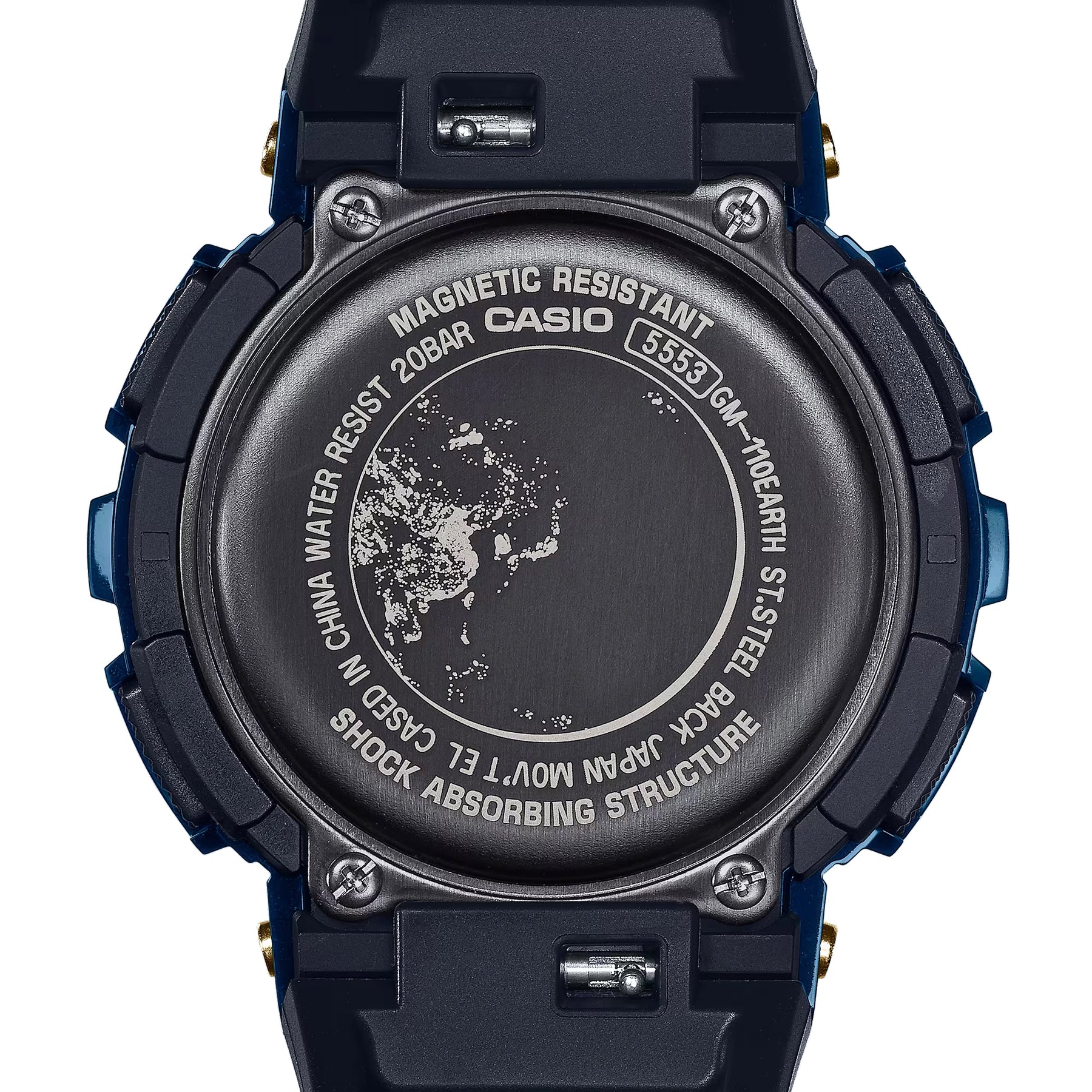Casio GM-110EARTH-1A dettaglio retro