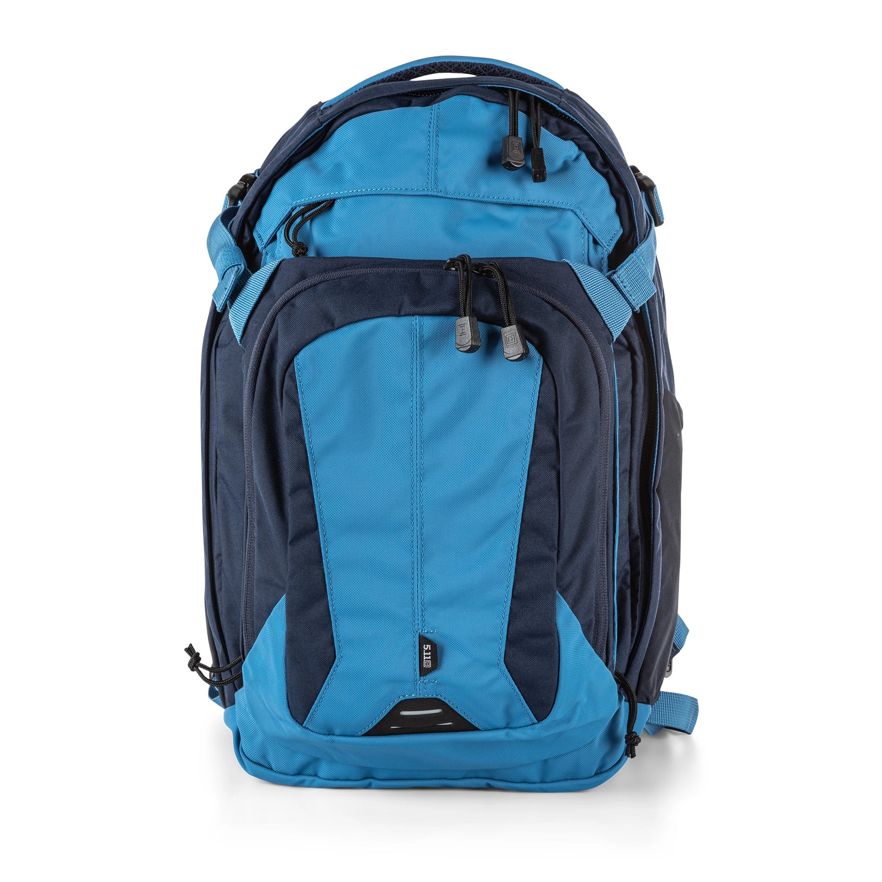 Zaino COVRT18 di 5.11 Pacific Blue - vista frontale chiuso