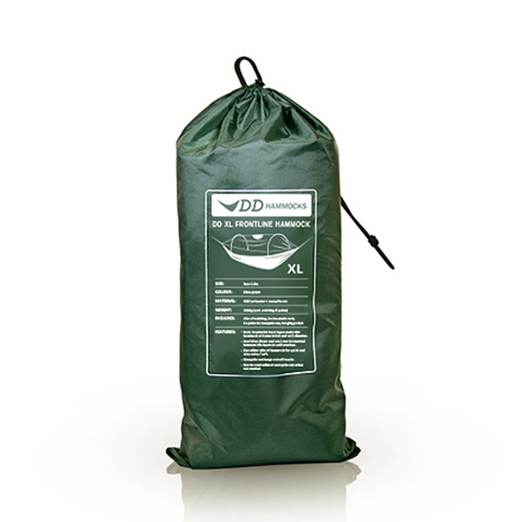 DD Hammock Frontline XL chiusa nel suo sacchetto