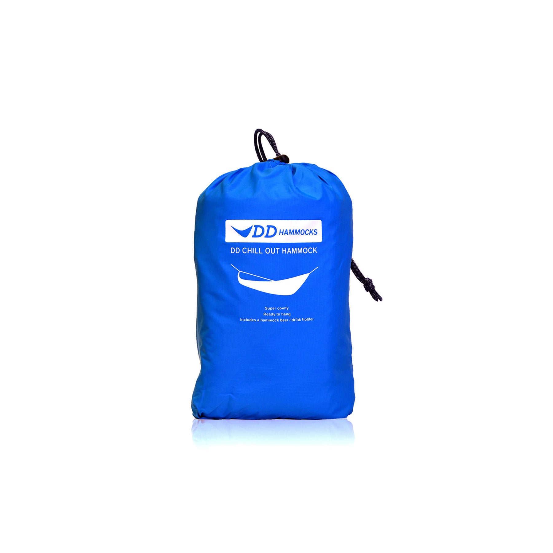 DD Hammocks Amaca Chill Out blu chiusa nel suo sacchetto
