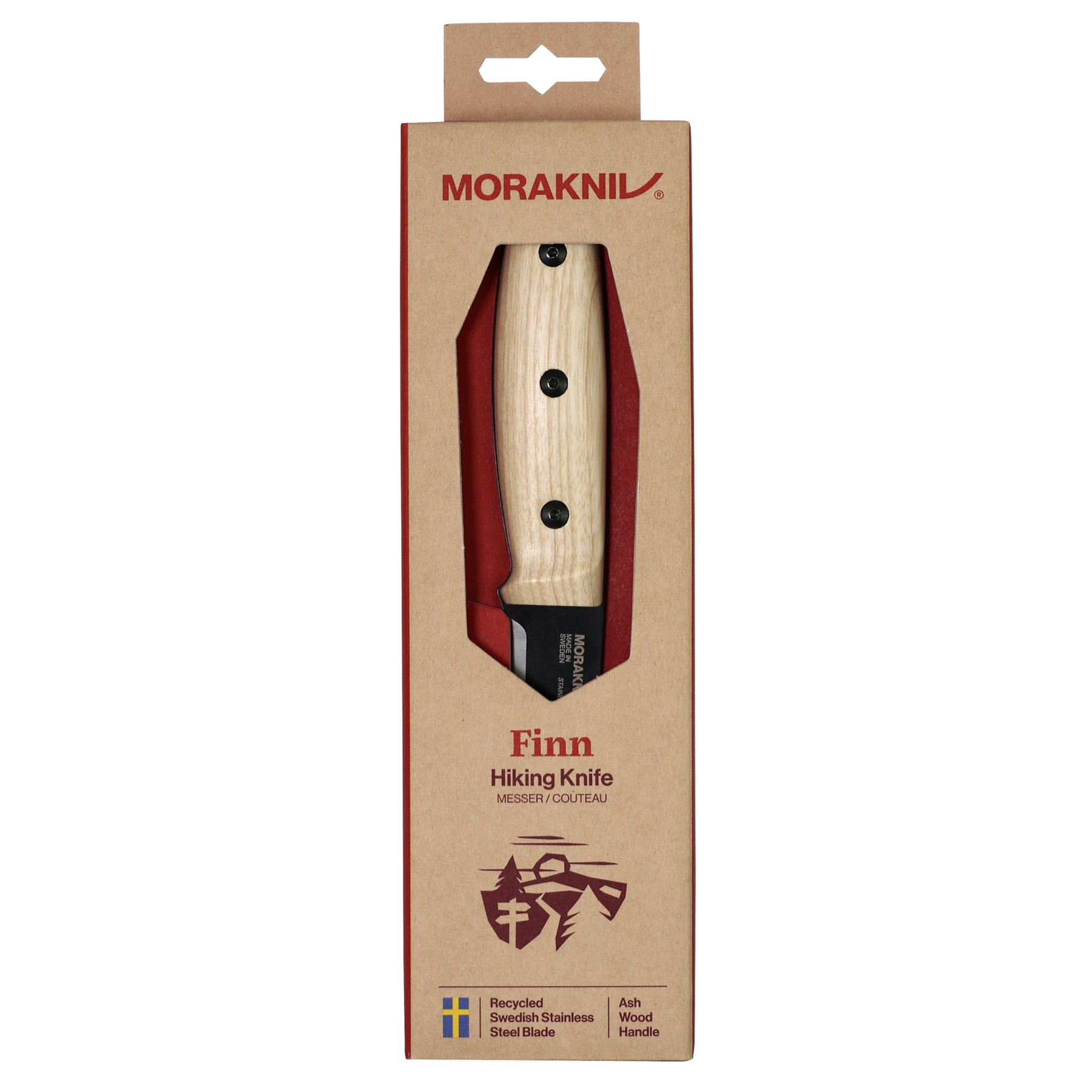 MORAKNIV - FINN BLACKBLADE ASH WOOD COLLECTION CUSTODIA