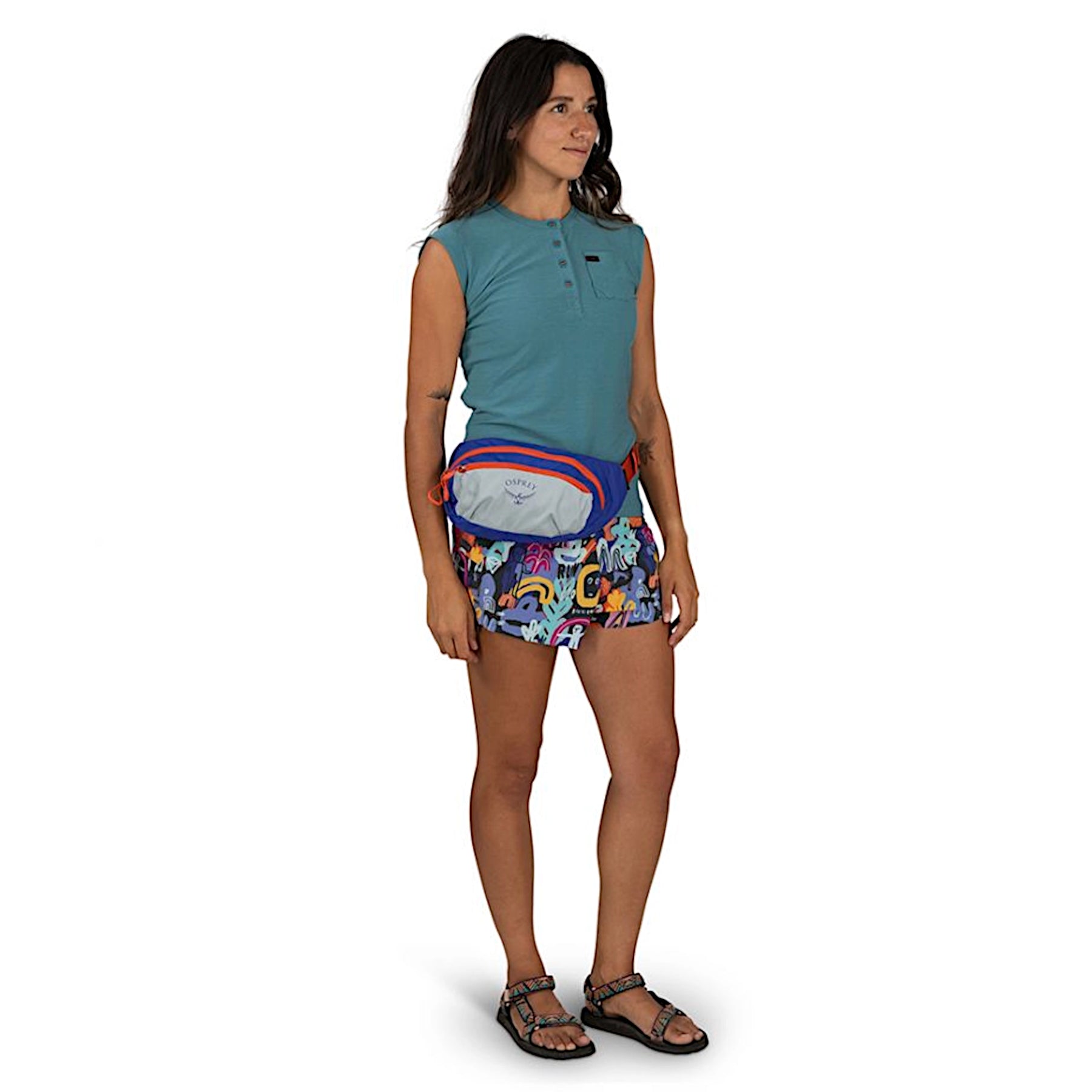 OSPREY DAYLITE WAIST SILVER LINING - BLUEBERRY