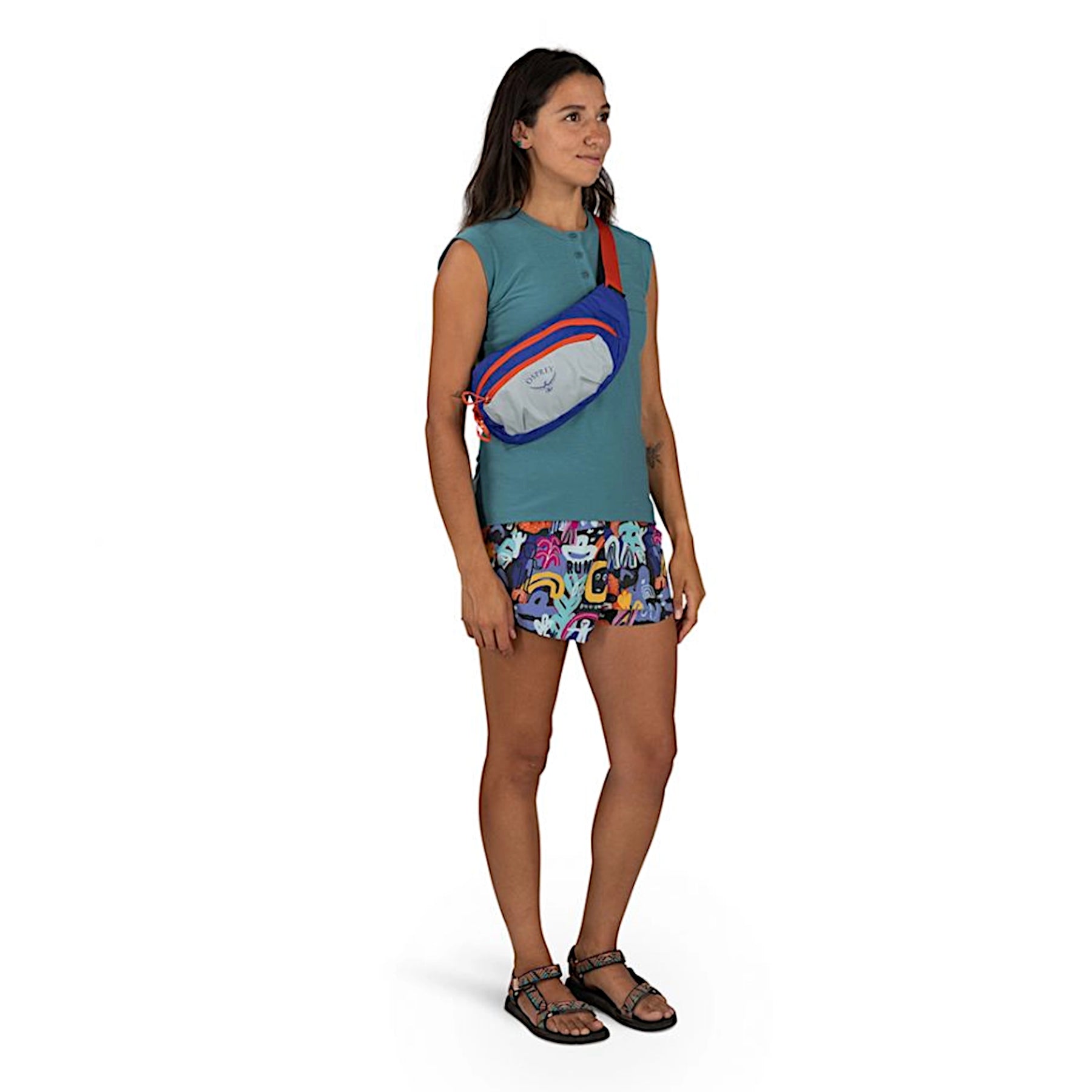 OSPREY DAYLITE WAIST SILVER LINING - BLUEBERRY