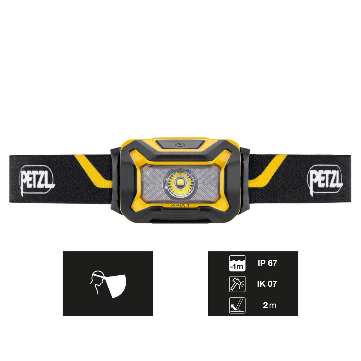 PETZL ARIA 1 CON INFOGRAFIE