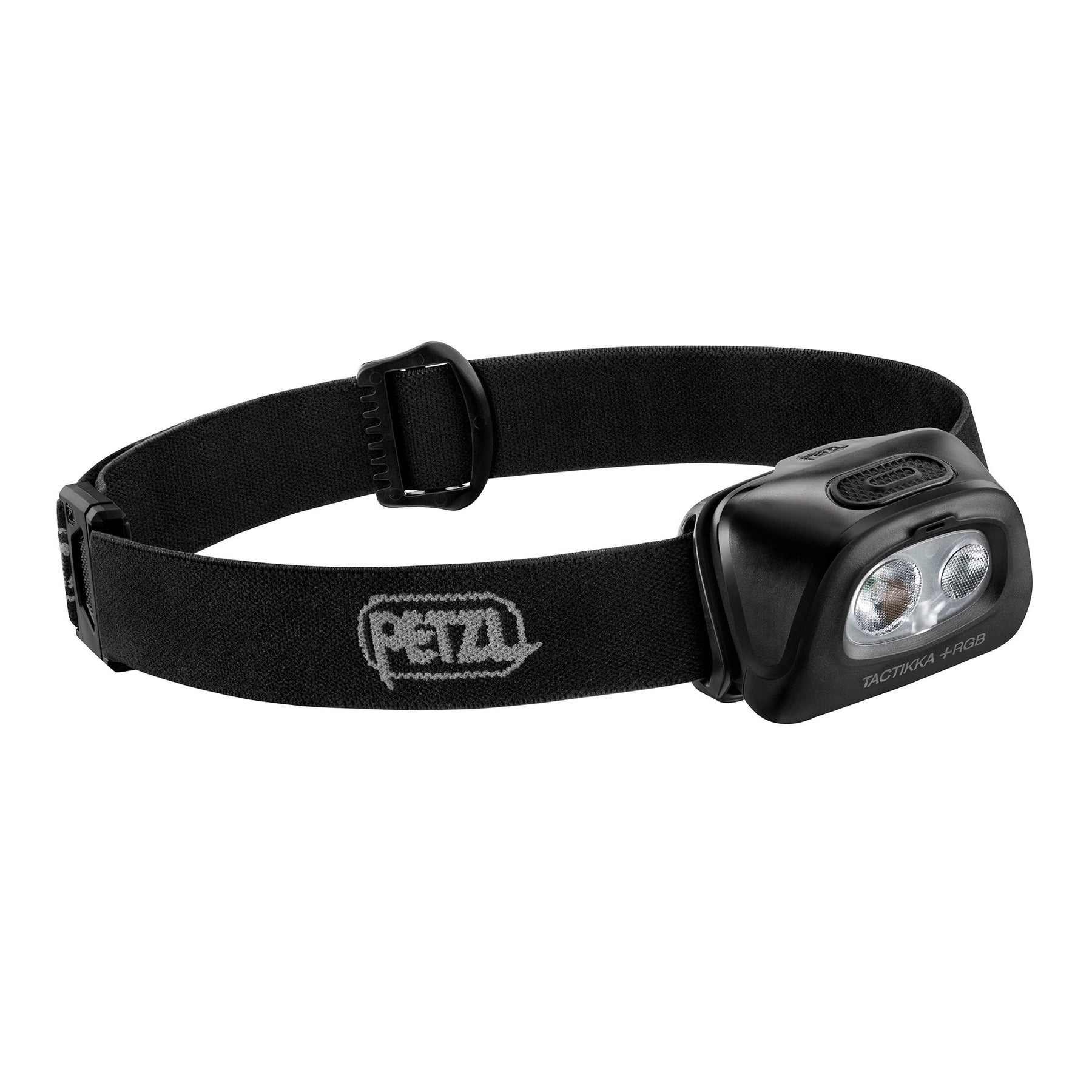 TORCIA PETZL TACTIKKA + RGB NERA- VISTA INCLINATA