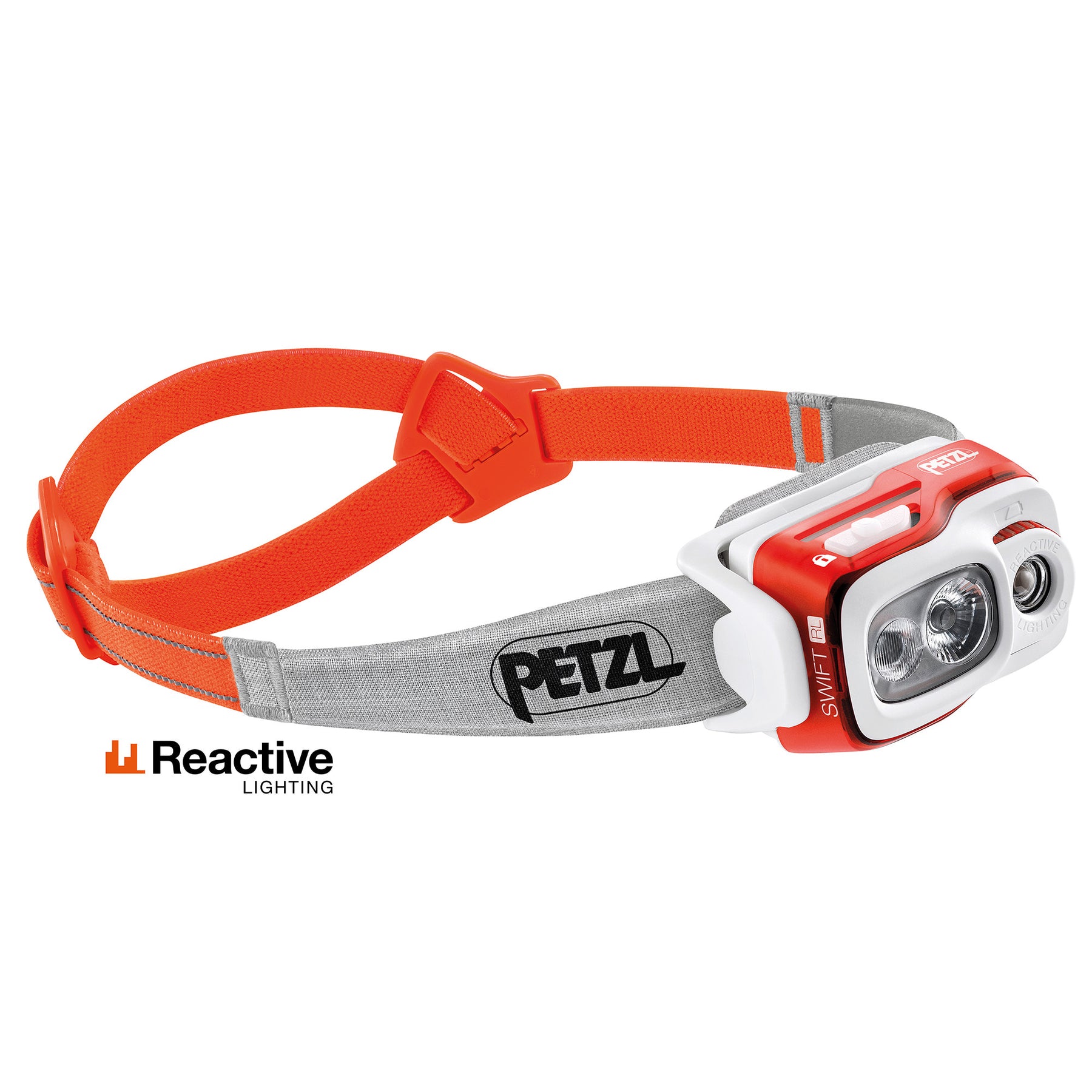 Petzl Swift RL rossa - vista fascia lato interno e fronte