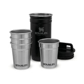 STANLEY ADVENTURE NESTING SHOT GLASS SET MATTE BLACK PEBBLE