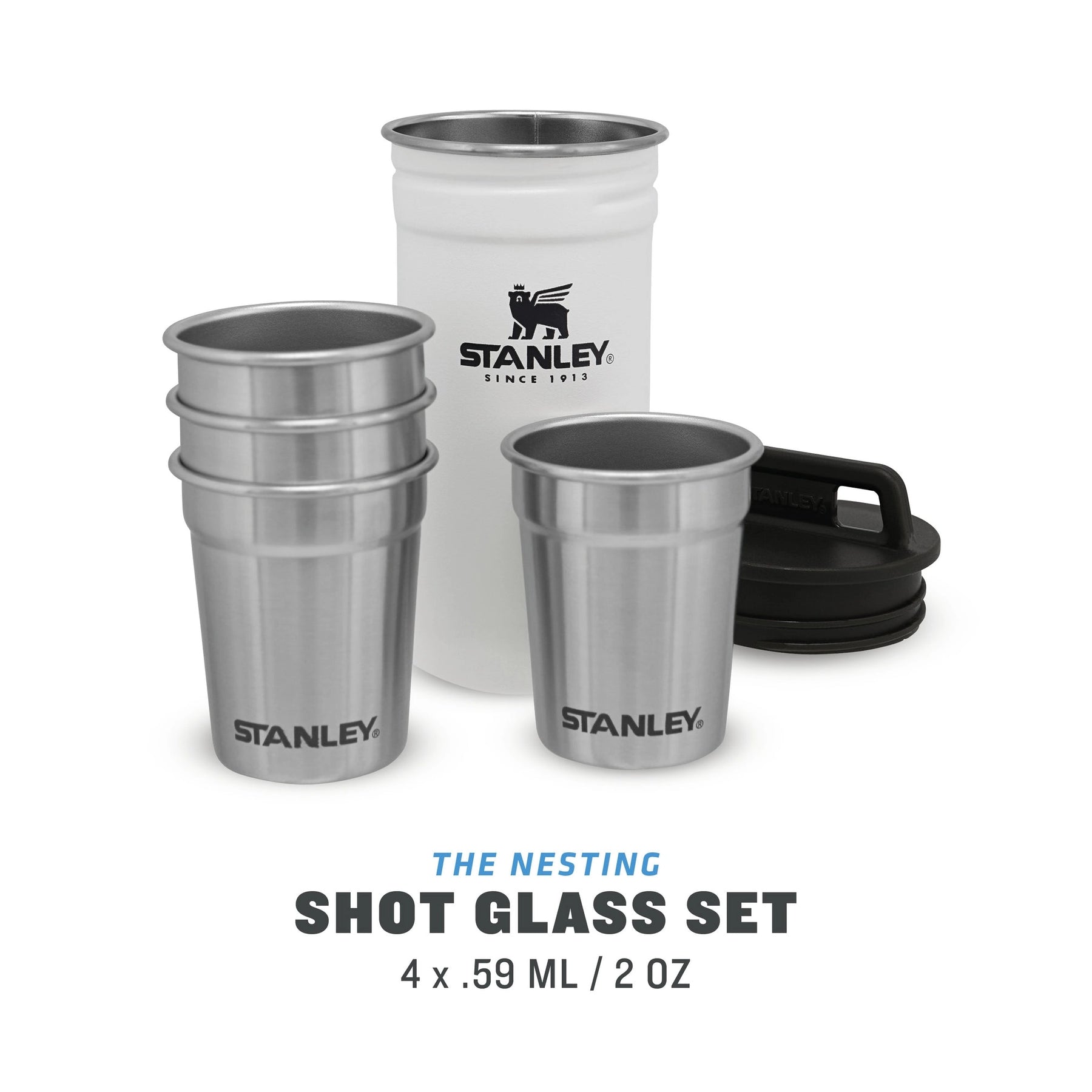 STANLEY ADVENTURE NESTING SHOT GLASS SET POLAR INFOGRAFIA