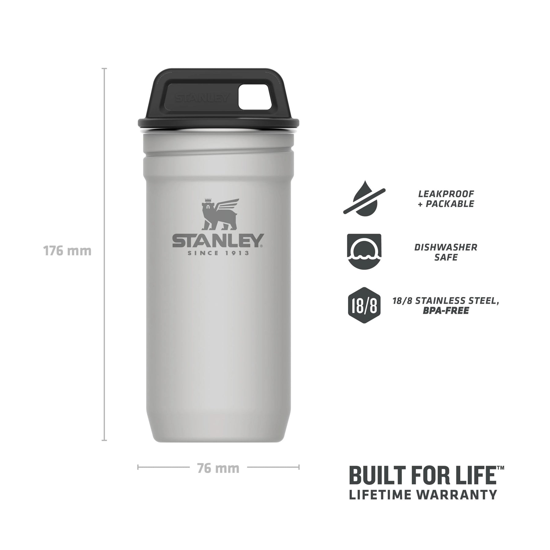 STANLEY ADVENTURE NESTING SHOT GLASS SET POLAR INFOGRAFIA
