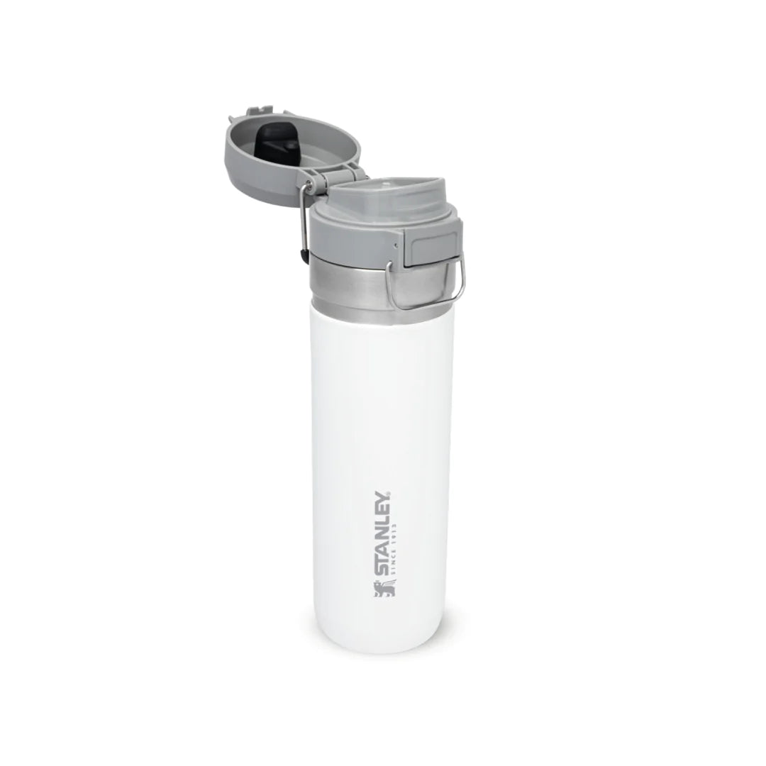 borraccia stanley go quick flip da 0.7 litri colore polar - aperta