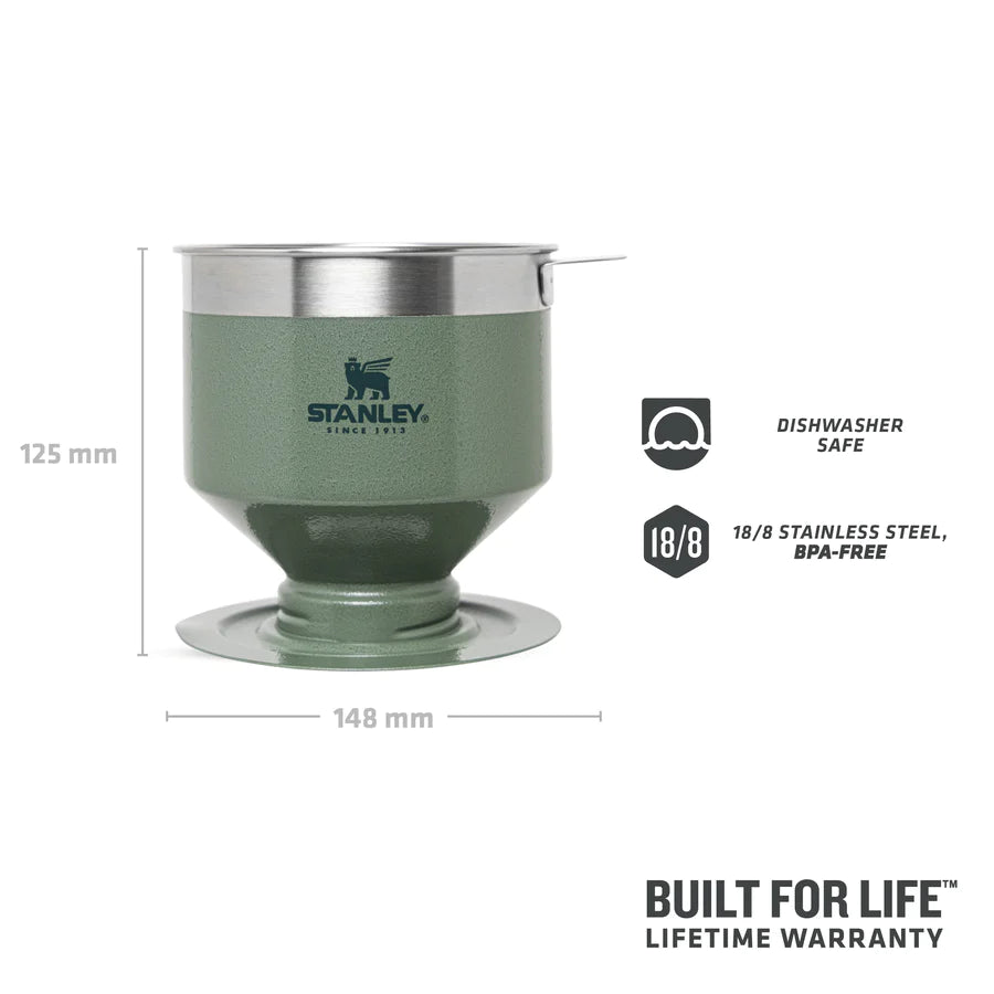 stanley perfect brew hammertone green con dimensioni